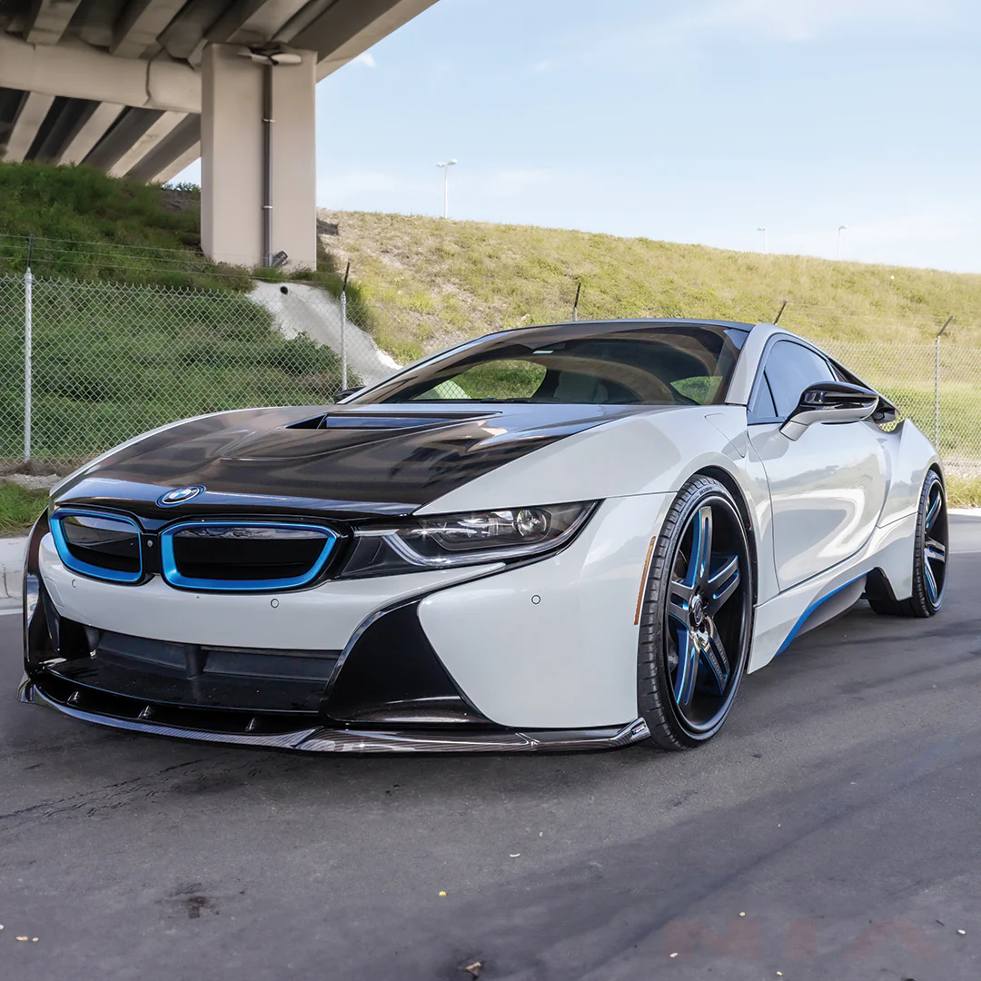 BMW i8 Roadster NIA Front Bumper Splitter Lip Aero Body Kit 2018-2020 - Image 4