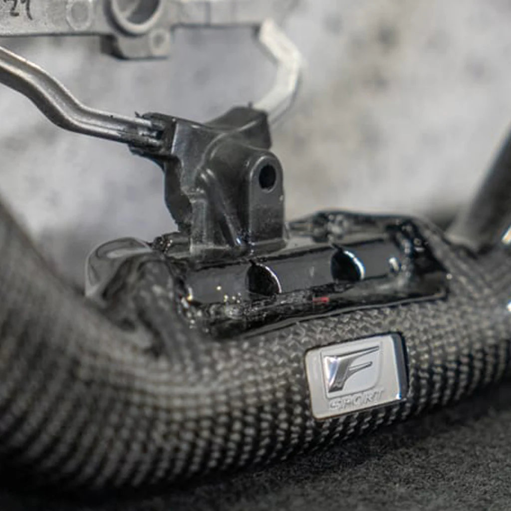 Lexus Carbon Fiber Steering Wheel With Inserts for RC-F (2015-2019) - Image 8