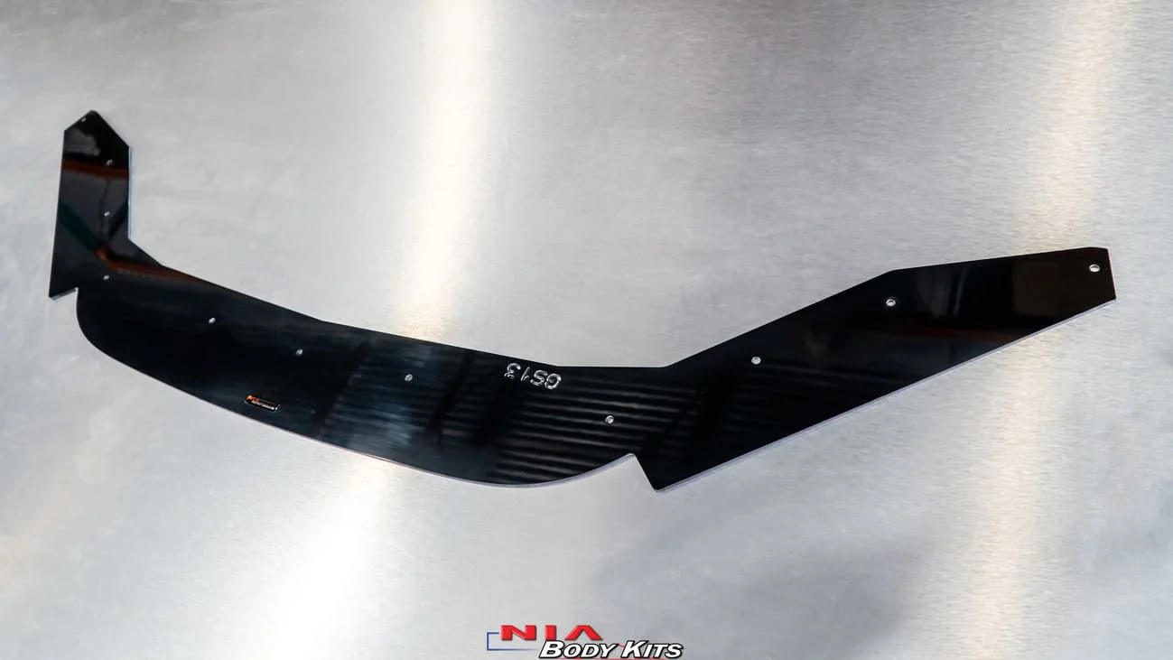 Lexus GS F-Sport NIA Sleek Splitter Fullkit 5pc 2012-2015 in ABS Gloss Black - Image 6