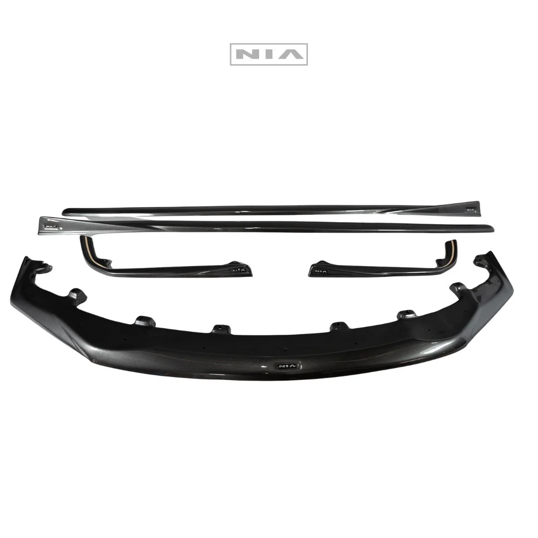 Lexus GS Base Model, F-Sport NIA Full lip Body Kit 5pcs (Front Splitter, Side Skirt Rockers, Rear apron spats) 2016-2020 in ABS - Image 3