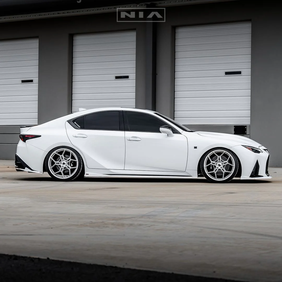 Lexus IS 500 NIA Full lip Body Kit 6pcs (Front Splitter, Side Skirt Rockers, Rear apron spats, Diffuser Bumper Extension) 2022-2025 in ABS or Carbon Fiber - Image 6