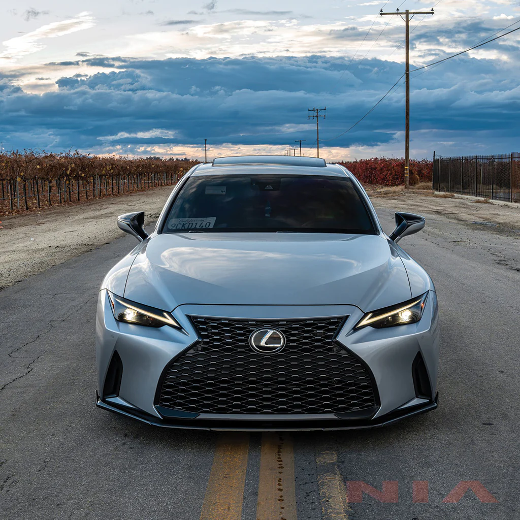Lexus IS Base Model NIA Front Splitter Lip body kit 2021-2025 in ABS or Carbon Fiber - Image 11