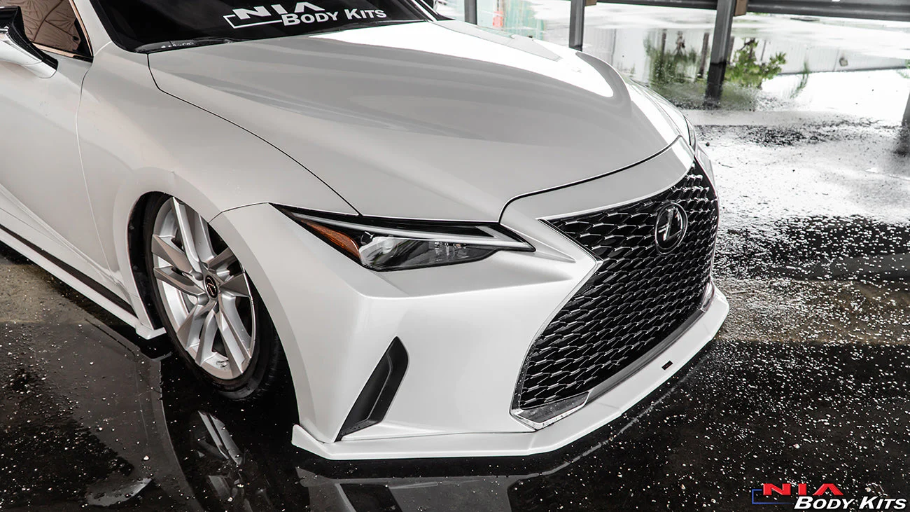 Lexus IS Base Model NIA Front Splitter Lip body kit 2021-2025 in ABS or Carbon Fiber - Image 12
