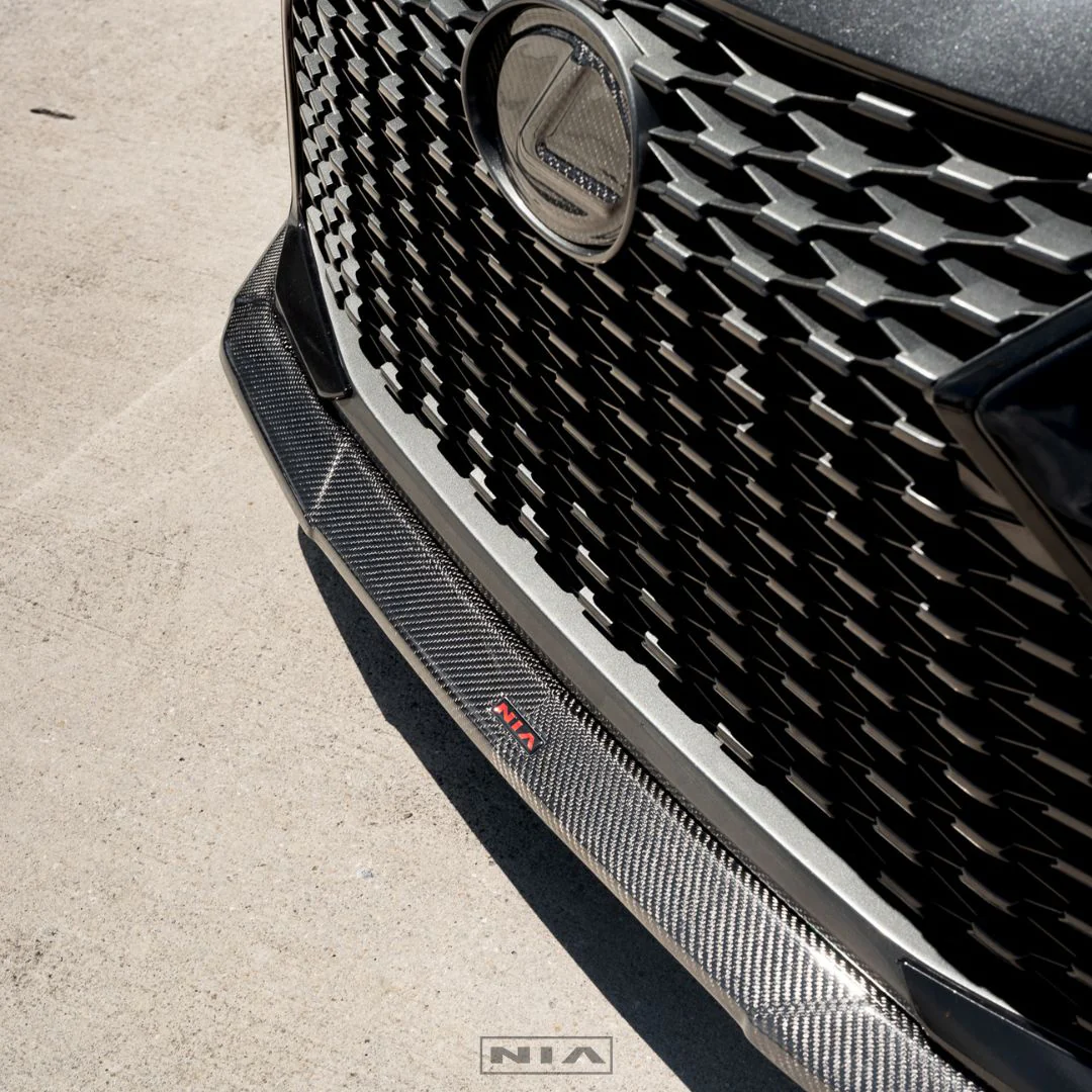 Lexus IS Base Model NIA Front Splitter Lip body kit 2021-2025 in ABS or Carbon Fiber - Image 3