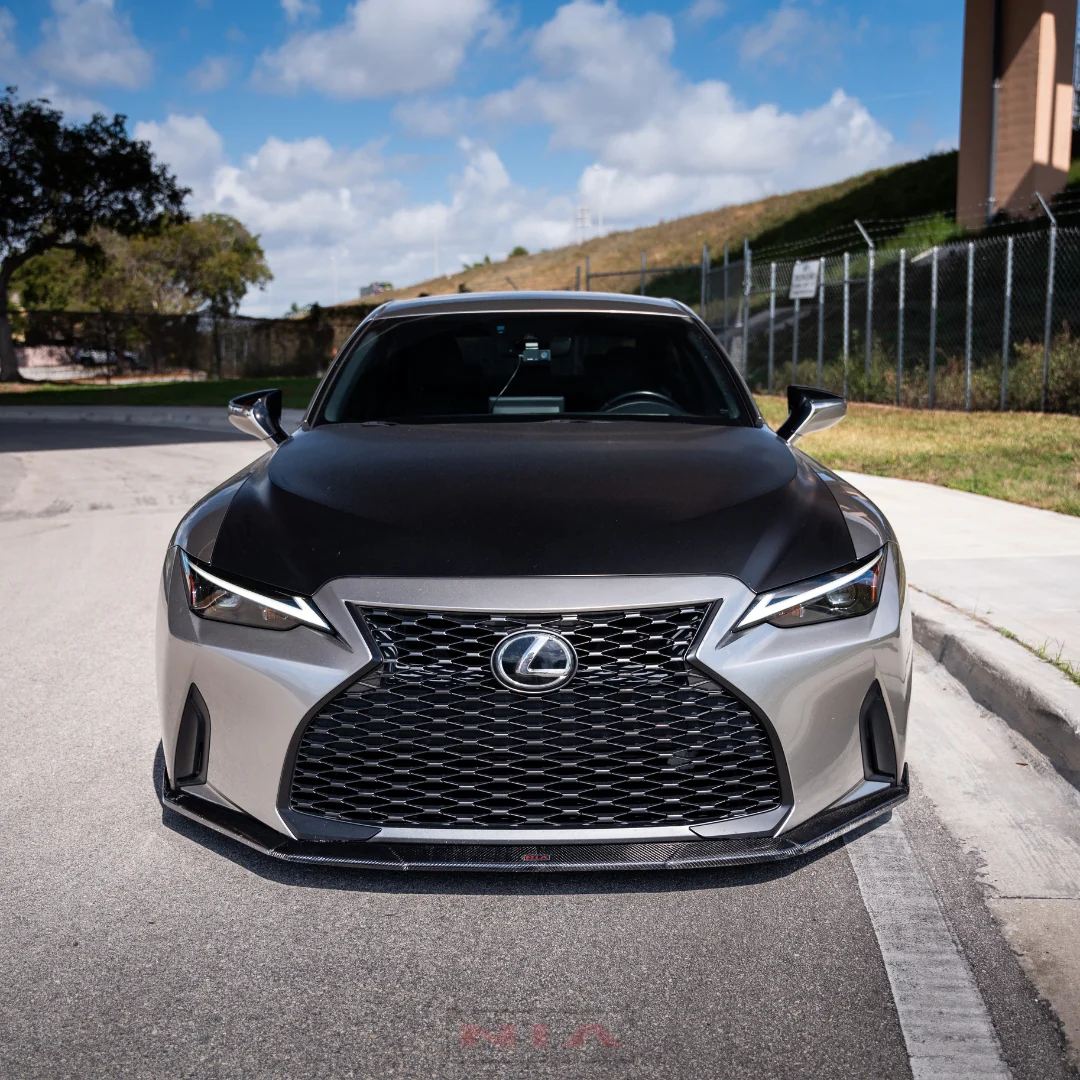 Lexus IS Base Model NIA Front Splitter Lip body kit 2021-2025 in ABS or Carbon Fiber - Image 6