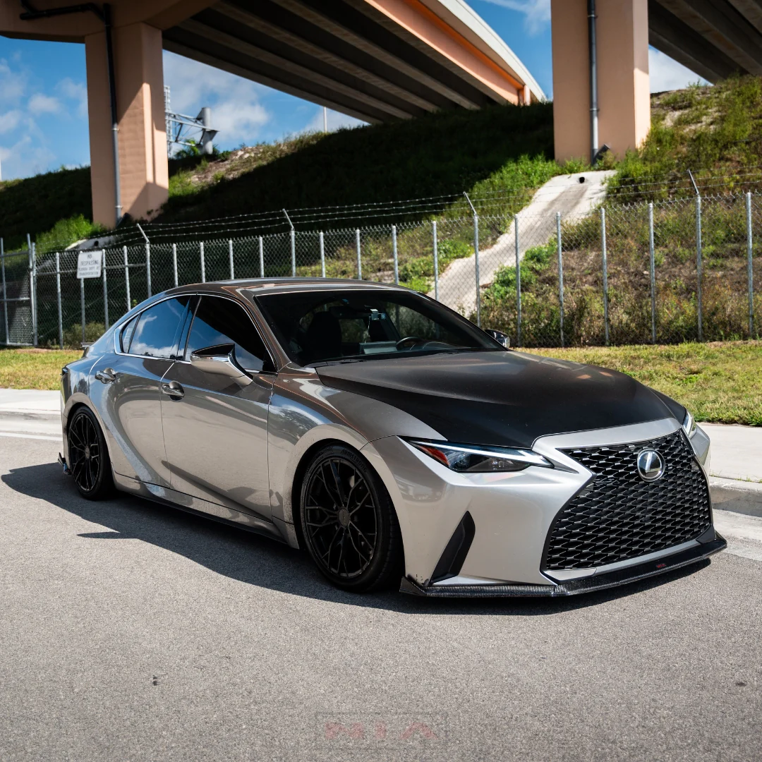 Lexus IS Base Model NIA Front Splitter Lip body kit 2021-2025 in ABS or Carbon Fiber - Image 7