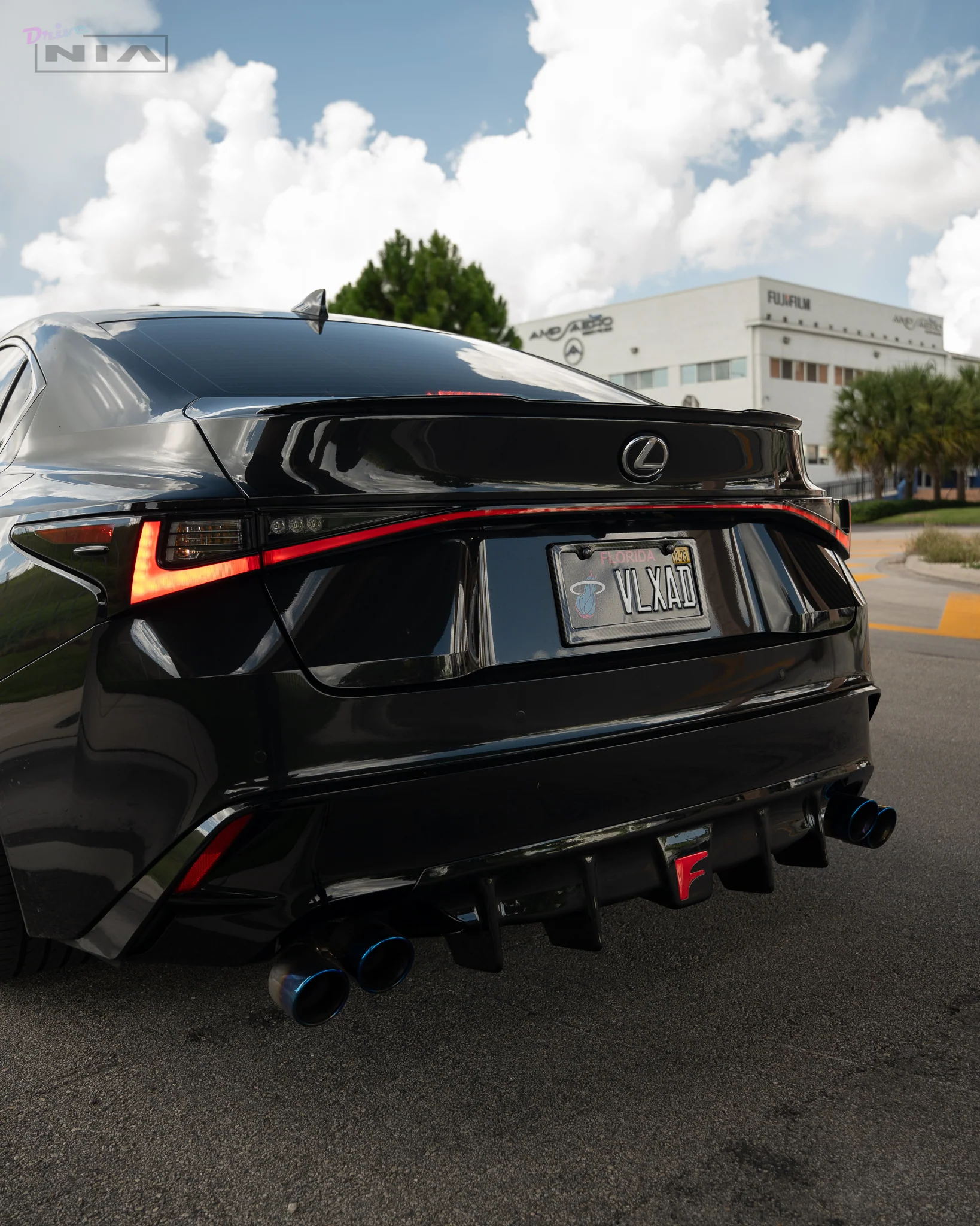 Lexus IS Base Model, F-Sport NIA rear lip bumper extension Diffuser bodykit 2021-2026 in ABS or Carbon Fiber - Image 18