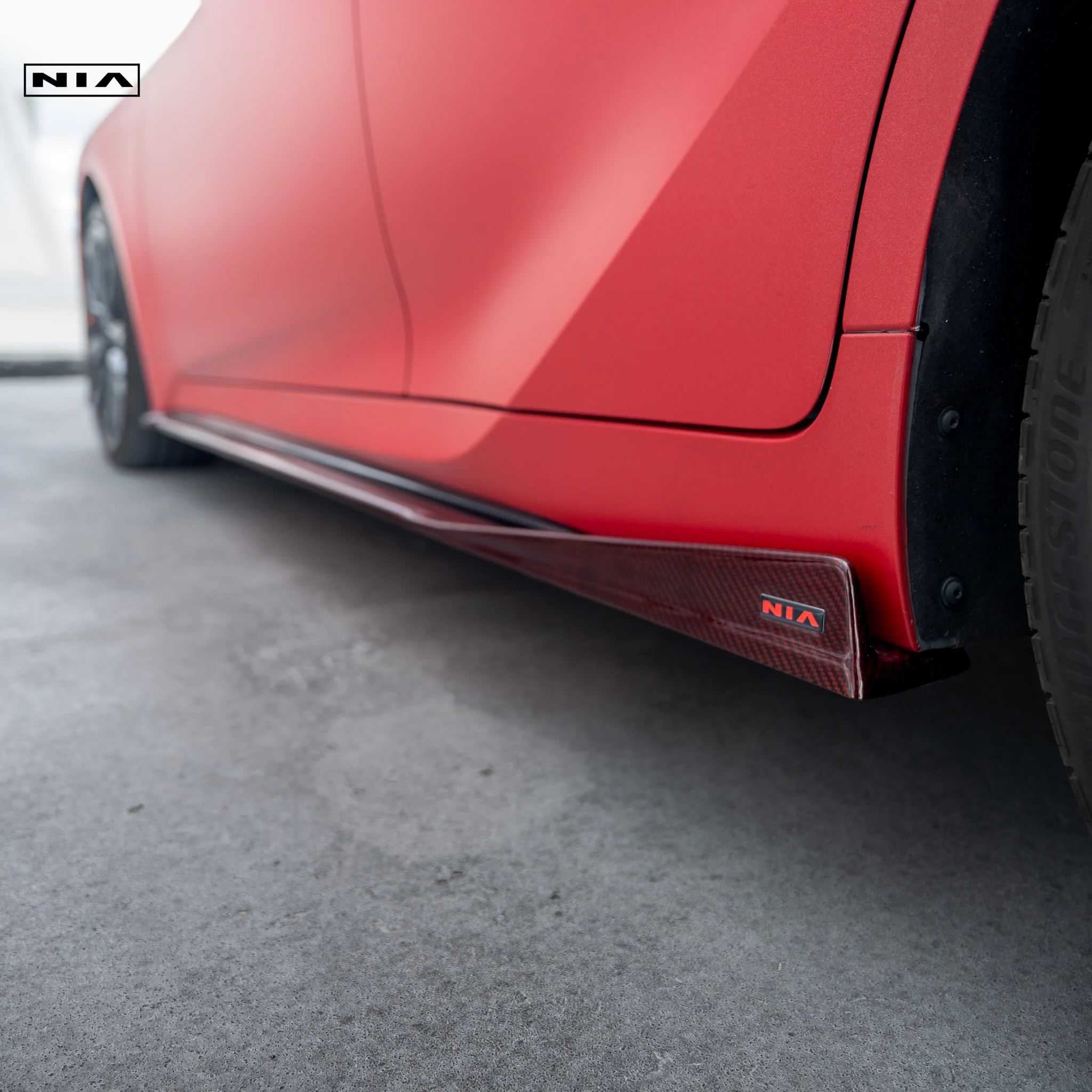 Lexus IS 2021-2026 NIA Side skirts aero lip bodykit in ABS or Carbon Fiber (Base, F Sport, IS300, IS350, IS500) - Image 11