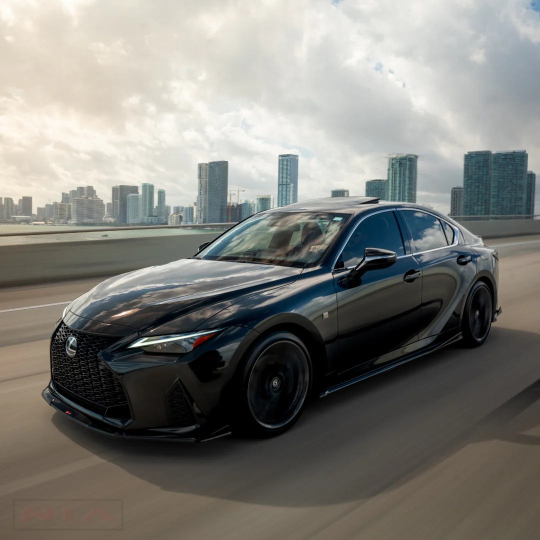 Lexus IS 2021-2026 NIA Side skirts aero lip bodykit in ABS or Carbon Fiber (Base, F Sport, IS300, IS350, IS500) - Image 21