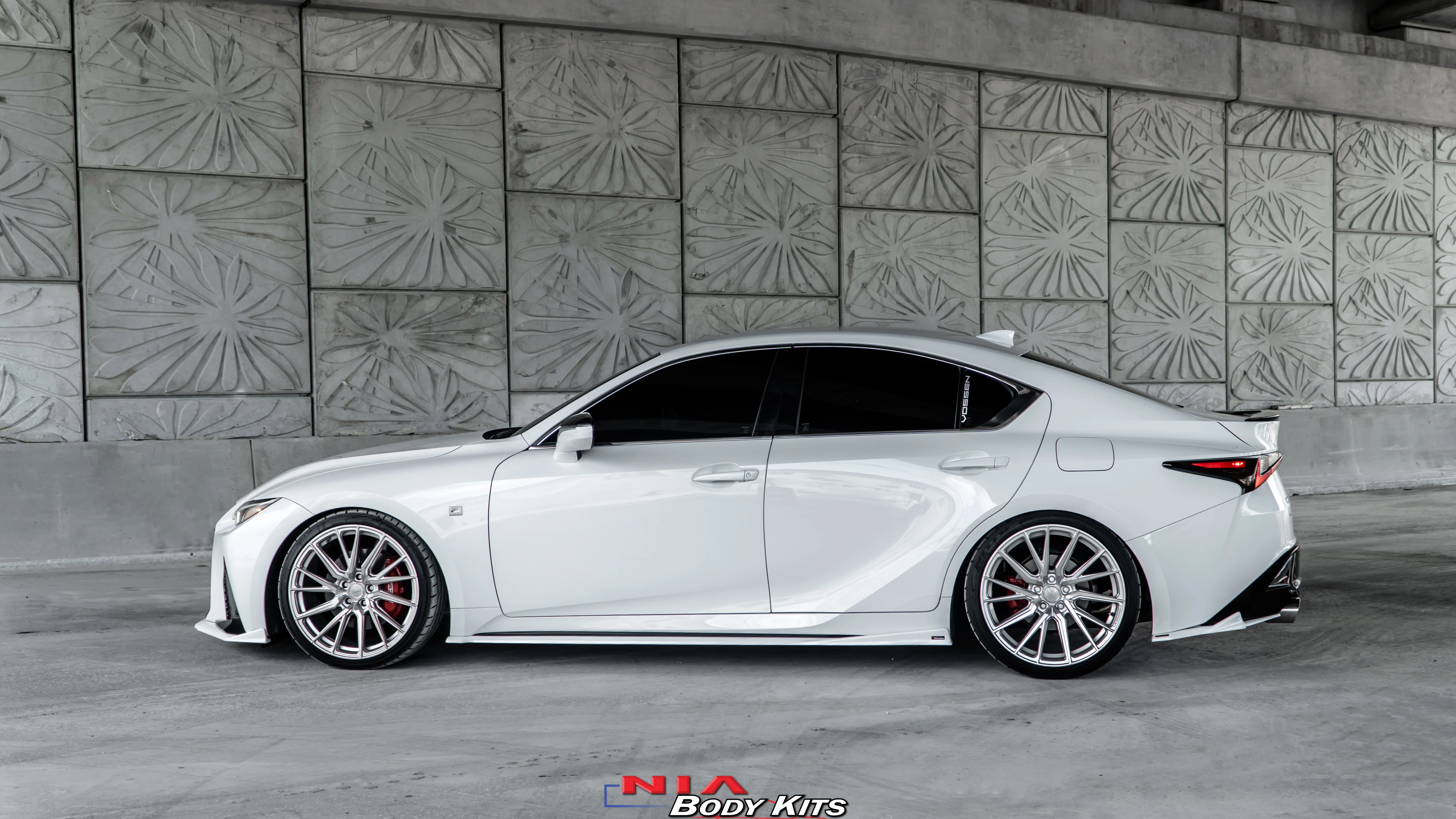 Lexus IS 2021-2026 NIA Side skirts aero lip bodykit in ABS or Carbon Fiber (Base, F Sport, IS300, IS350, IS500) - Image 27