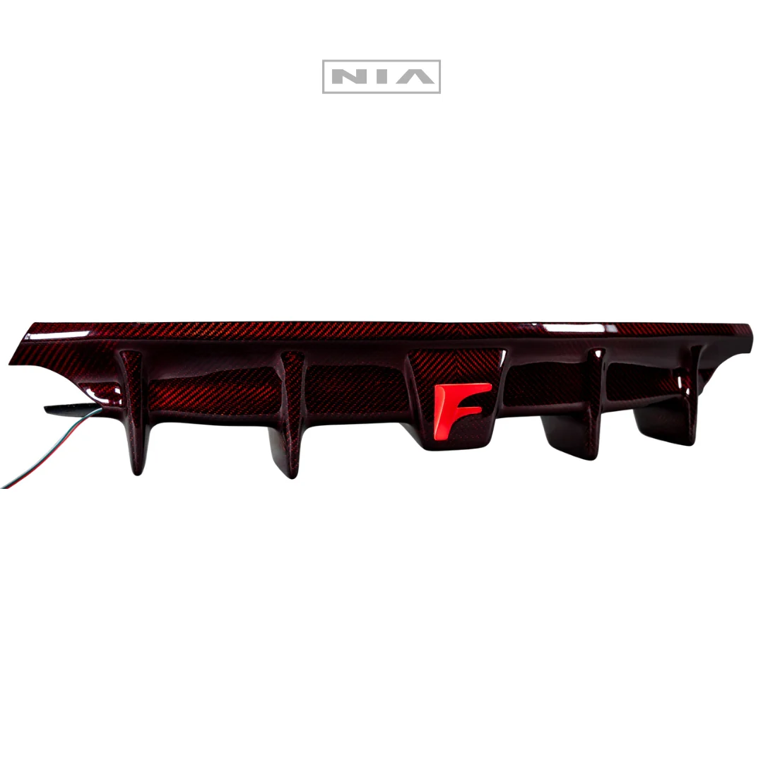 Lexus IS Base Model, F-Sport NIA rear lip bumper extension Diffuser bodykit 2021-2026 in ABS or Carbon Fiber - Image 20