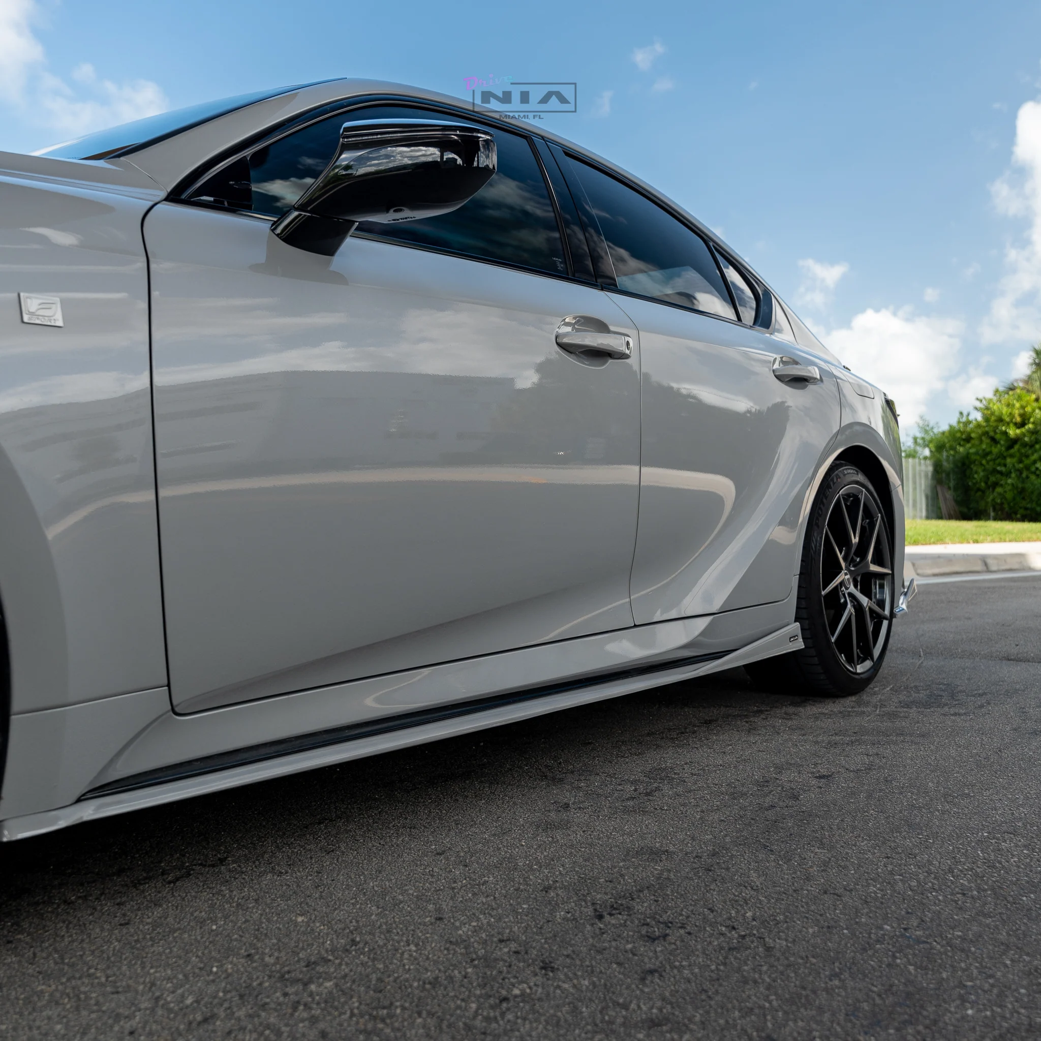 Lexus IS F-Sport NIA full splitter lip bodykit 5pcs (front lip, side skirts, rear apron spats) 2026 in ABS or Carbon Fiber - Image 2