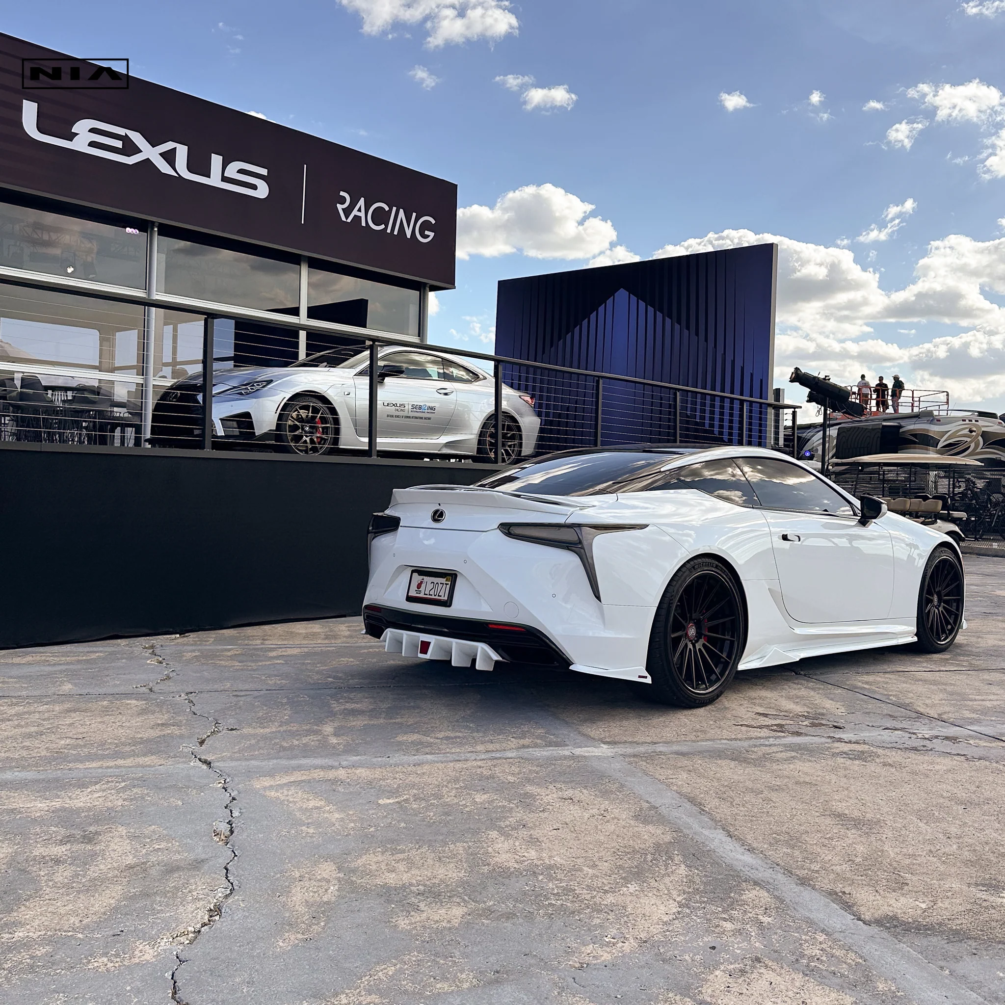 Lexus LC 500 NIA Full lip Body Kit 6pcs (Front Splitter, Side Skirt Rockers, Rear Apron Spats, Diffuser Bumper Extension) 2018-2026 in ABS - Image 11