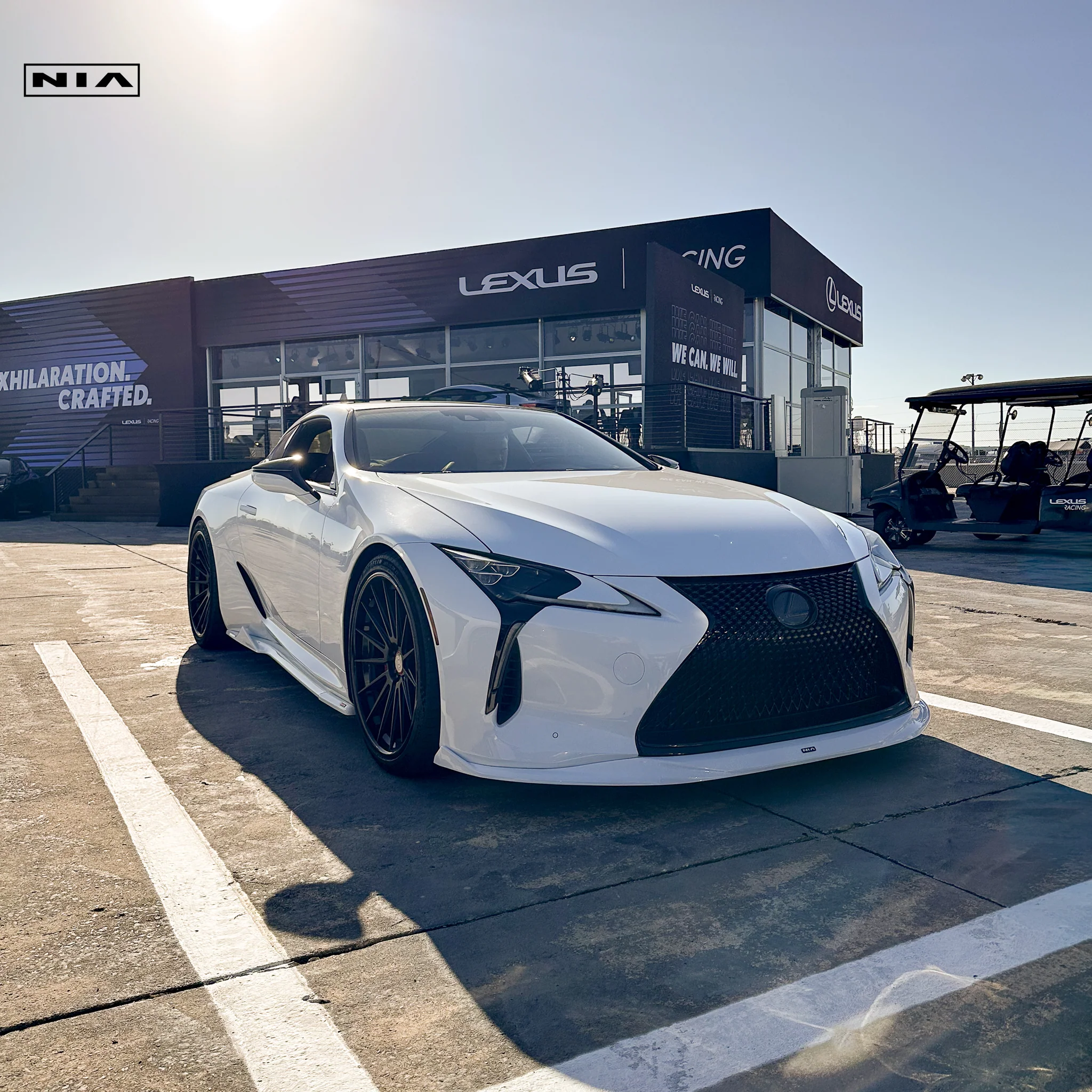 Lexus LC 500 NIA Full lip Body Kit 6pcs (Front Splitter, Side Skirt Rockers, Rear Apron Spats, Diffuser Bumper Extension) 2018-2026 in ABS - Image 12