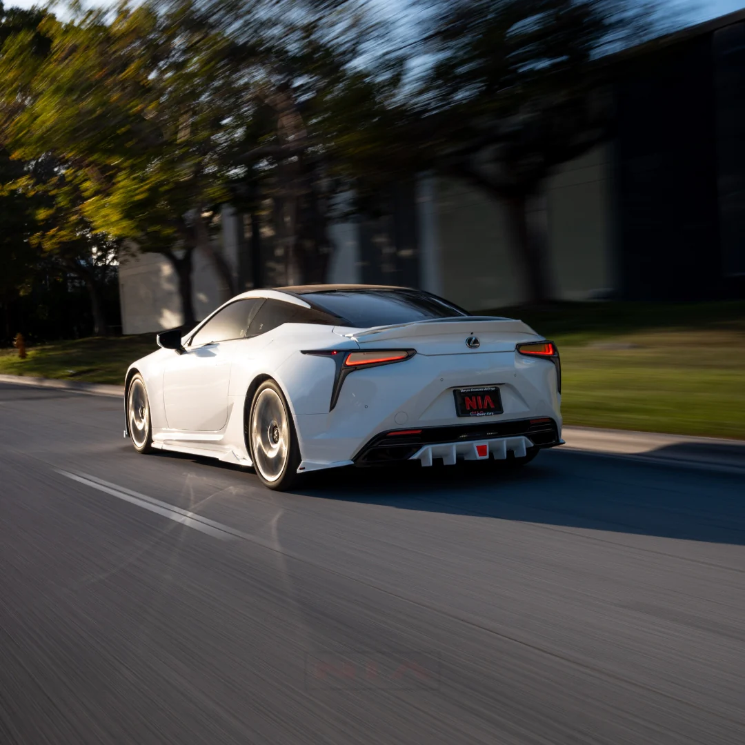 Lexus LC 500 NIA Full lip Body Kit 6pcs (Front Splitter, Side Skirt Rockers, Rear Apron Spats, Diffuser Bumper Extension) 2018-2026 in ABS - Image 14