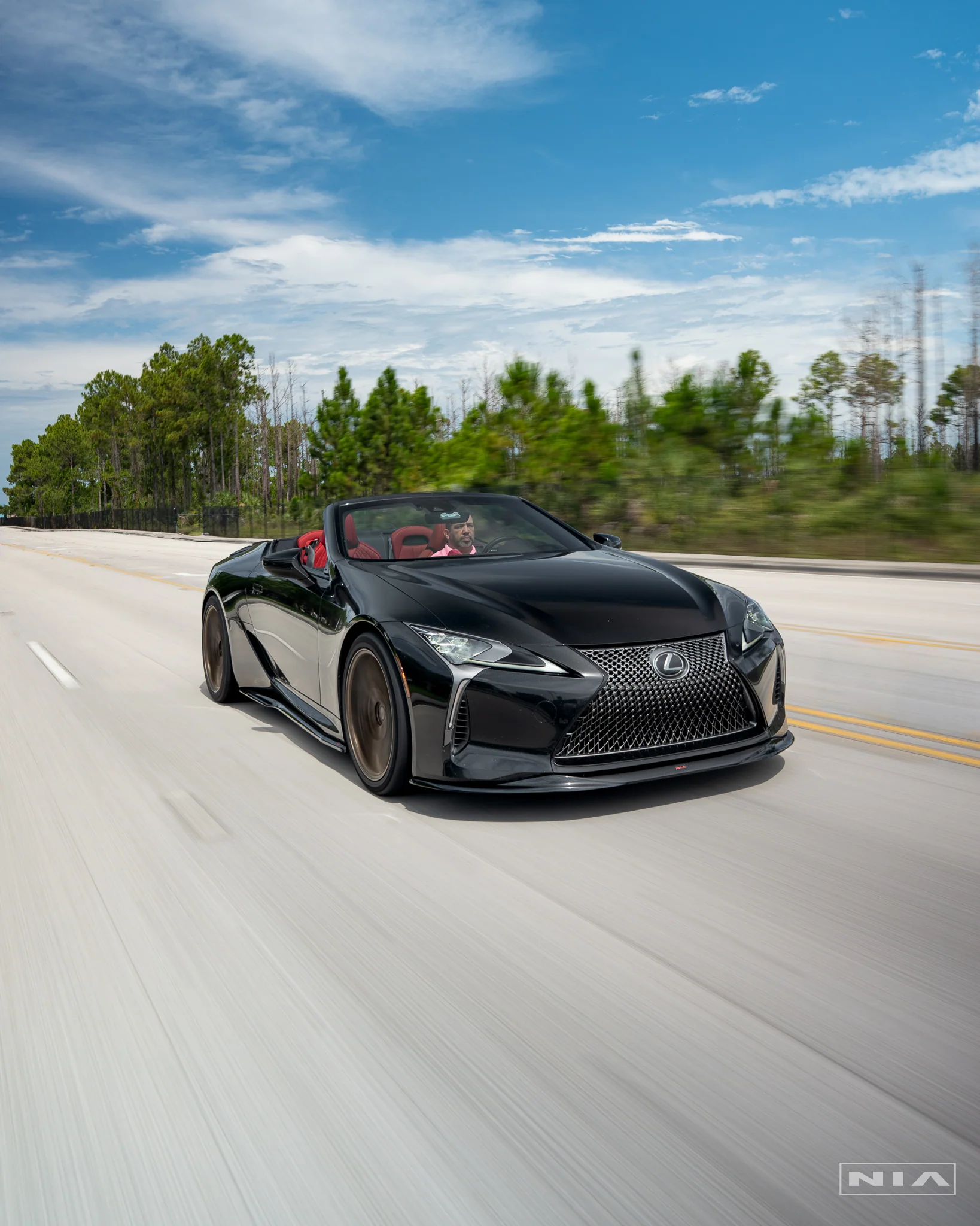 Lexus LC 500 NIA Full lip Body Kit 6pcs (Front Splitter, Side Skirt Rockers, Rear Apron Spats, Diffuser Bumper Extension) 2018-2026 in ABS - Image 18