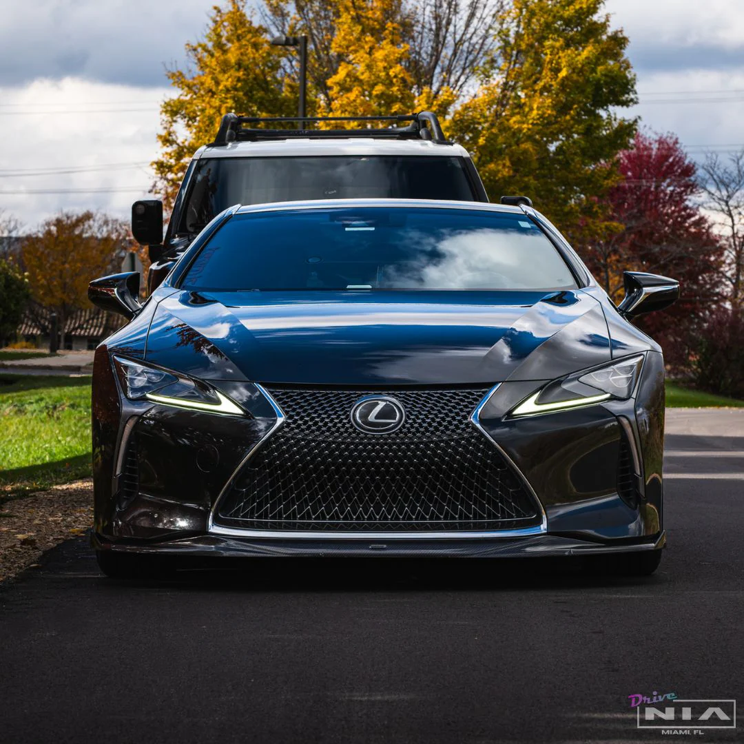 Lexus LC 500 NIA Full lip Body Kit 6pcs (Front Splitter, Side Skirt Rockers, Rear Apron Spats, Diffuser Bumper Extension) 2018-2026 in ABS - Image 8