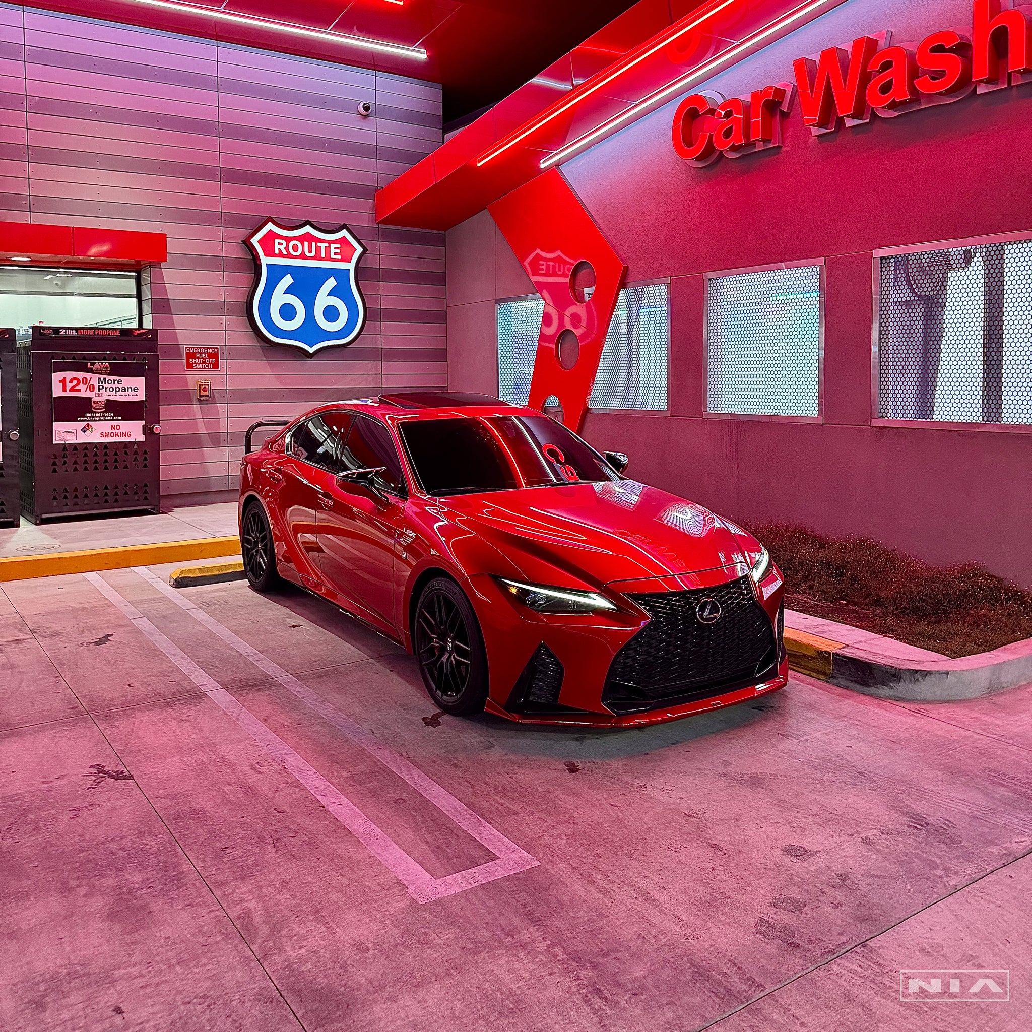 Lexus IS F-Sport NIA front splitter lip bodykit 2021-2025 in ABS or Carbon Fiber - Image 13