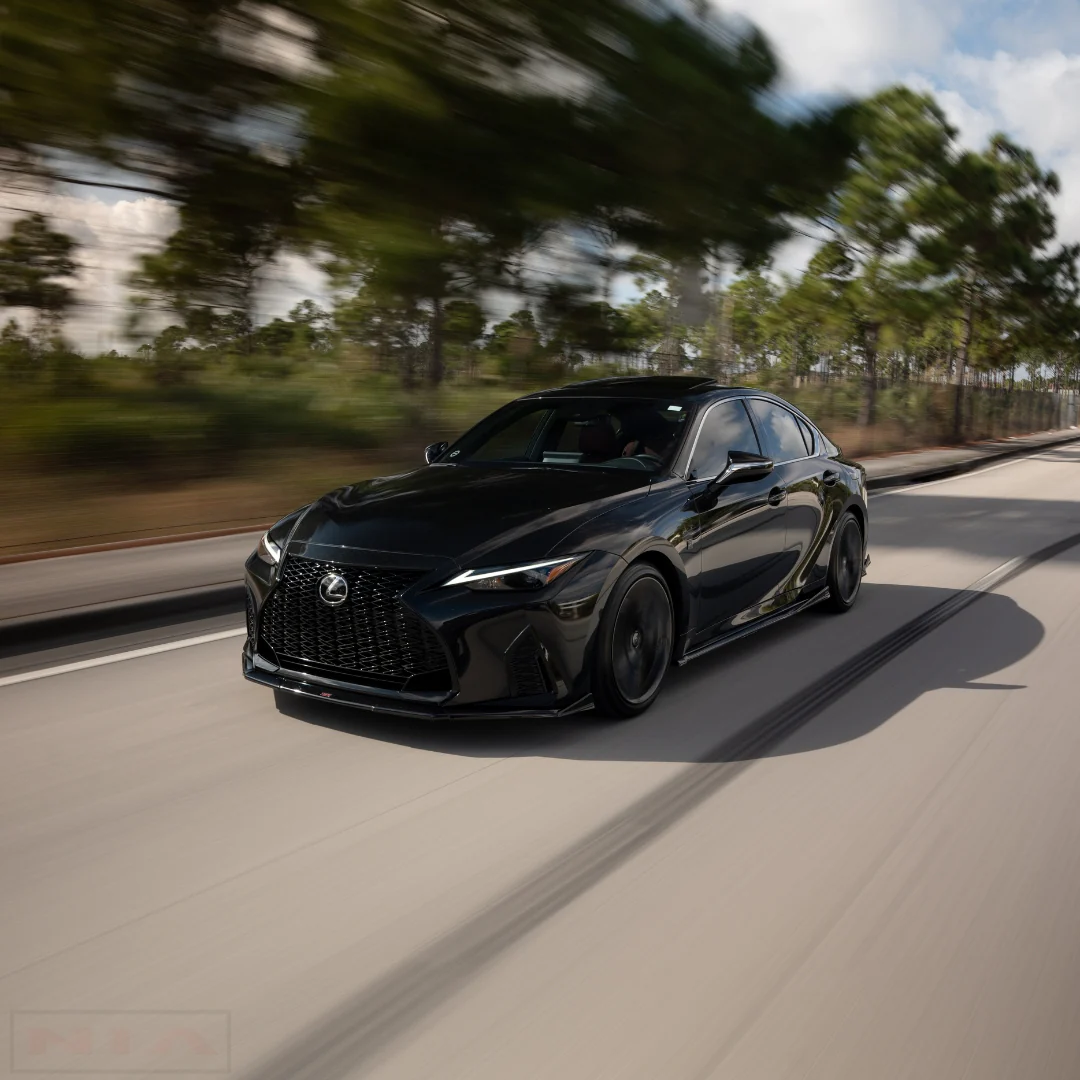Lexus IS F-Sport NIA front splitter lip bodykit 2021-2025 in ABS or Carbon Fiber - Image 14