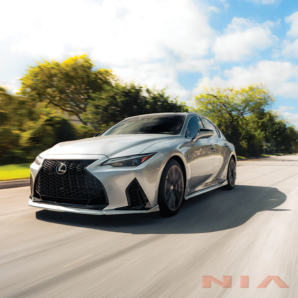 Lexus IS F-Sport NIA front splitter lip bodykit 2021-2025 in ABS or Carbon Fiber - Image 18