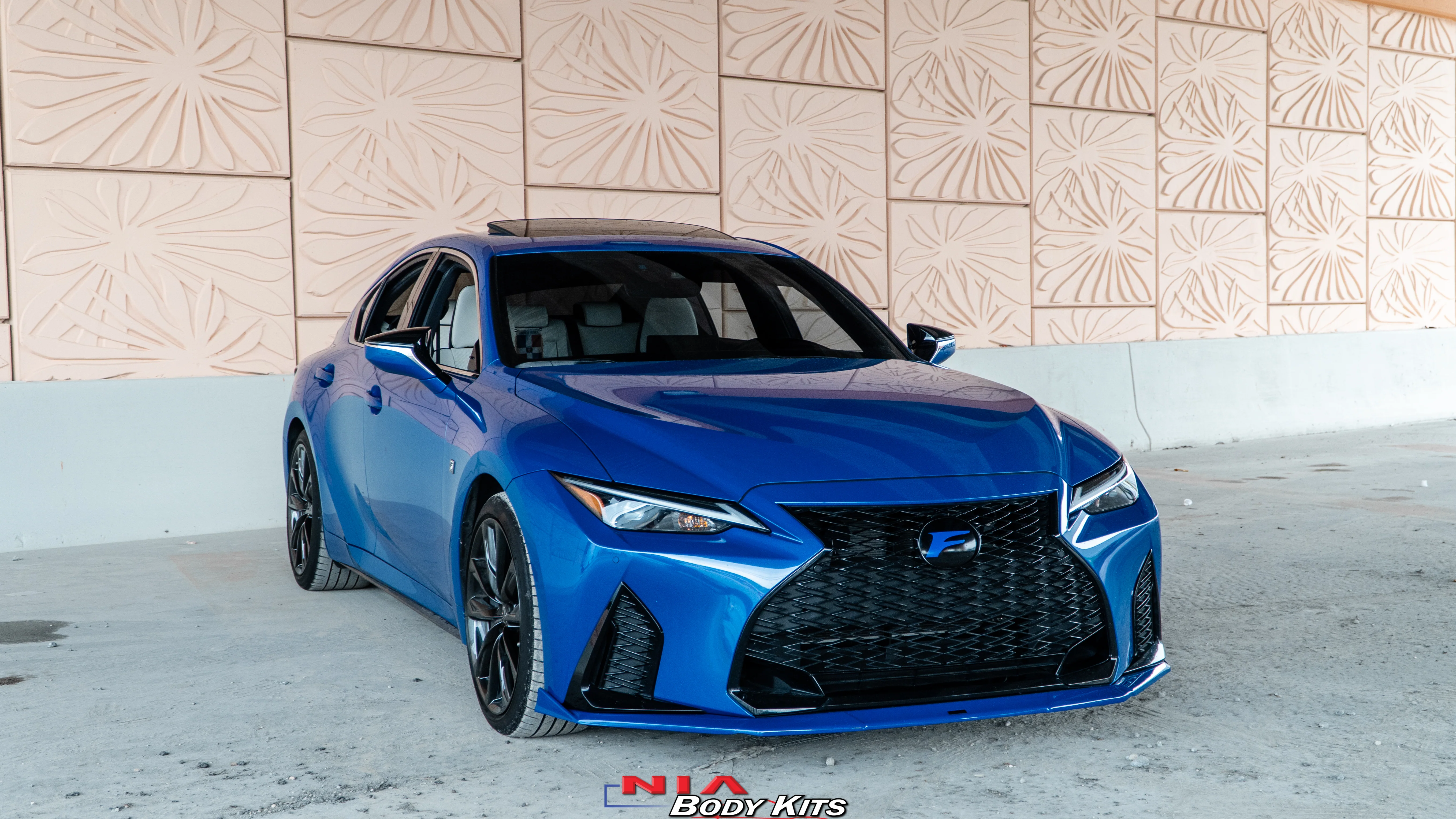 Lexus IS F-Sport NIA front splitter lip bodykit 2021-2025 in ABS or Carbon Fiber - Image 23