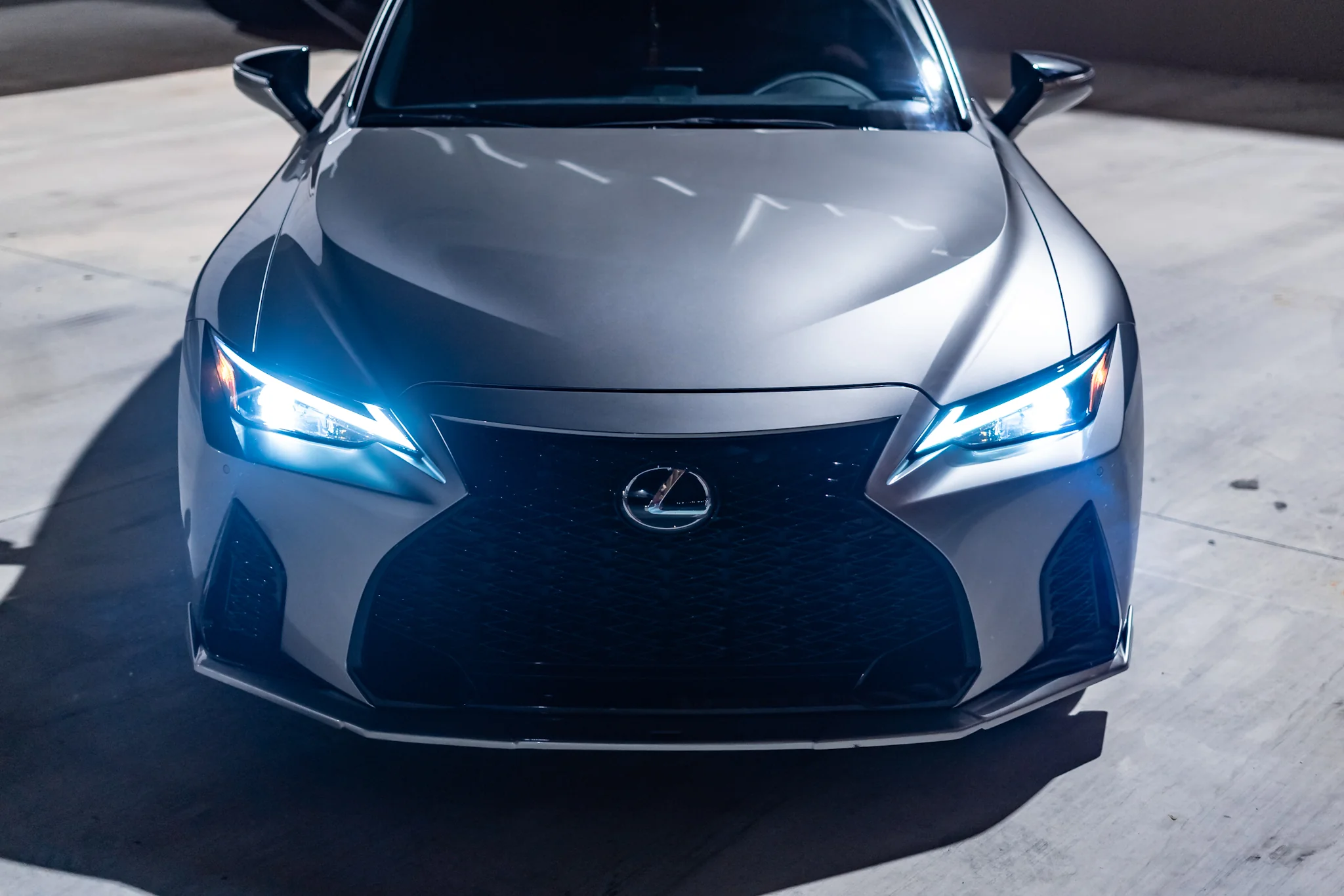 Lexus IS F-Sport NIA front splitter lip bodykit 2021-2025 in ABS or Carbon Fiber - Image 24