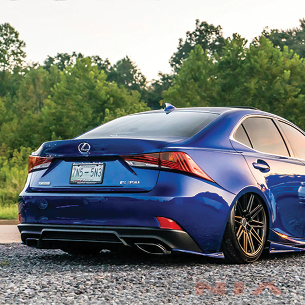Lexus IS Base Model, F-Sport NIA Rear Lip Spats bodykit  2017-2020 in ABS - Image 10