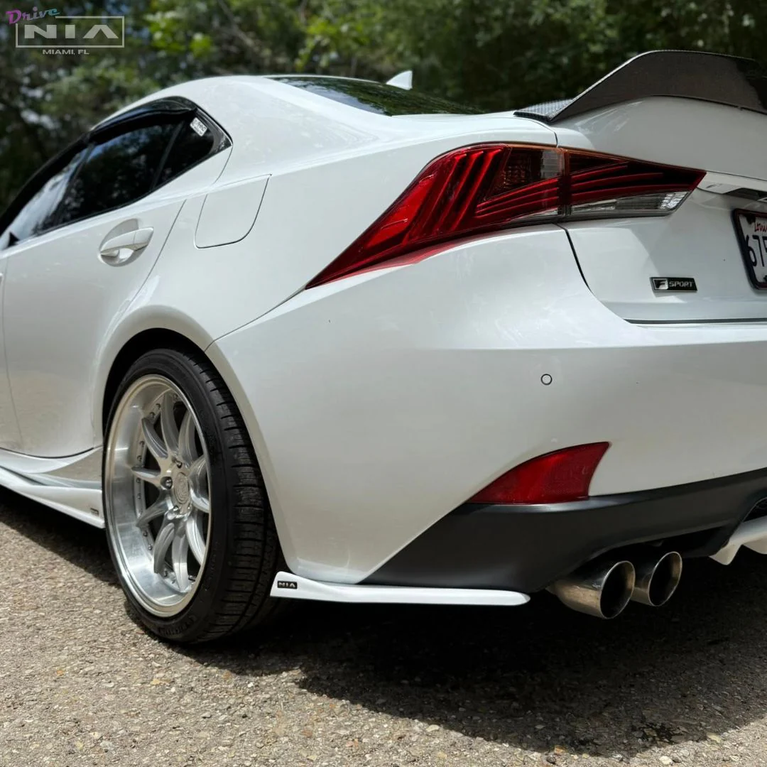 Lexus IS Base Model, F-Sport NIA Rear Lip Spats bodykit  2017-2020 in ABS - Image 5