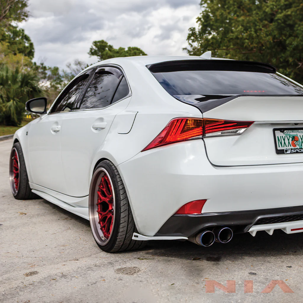 Lexus IS Base Model, F-Sport NIA Rear Lip Spats bodykit  2017-2020 in ABS - Image 8