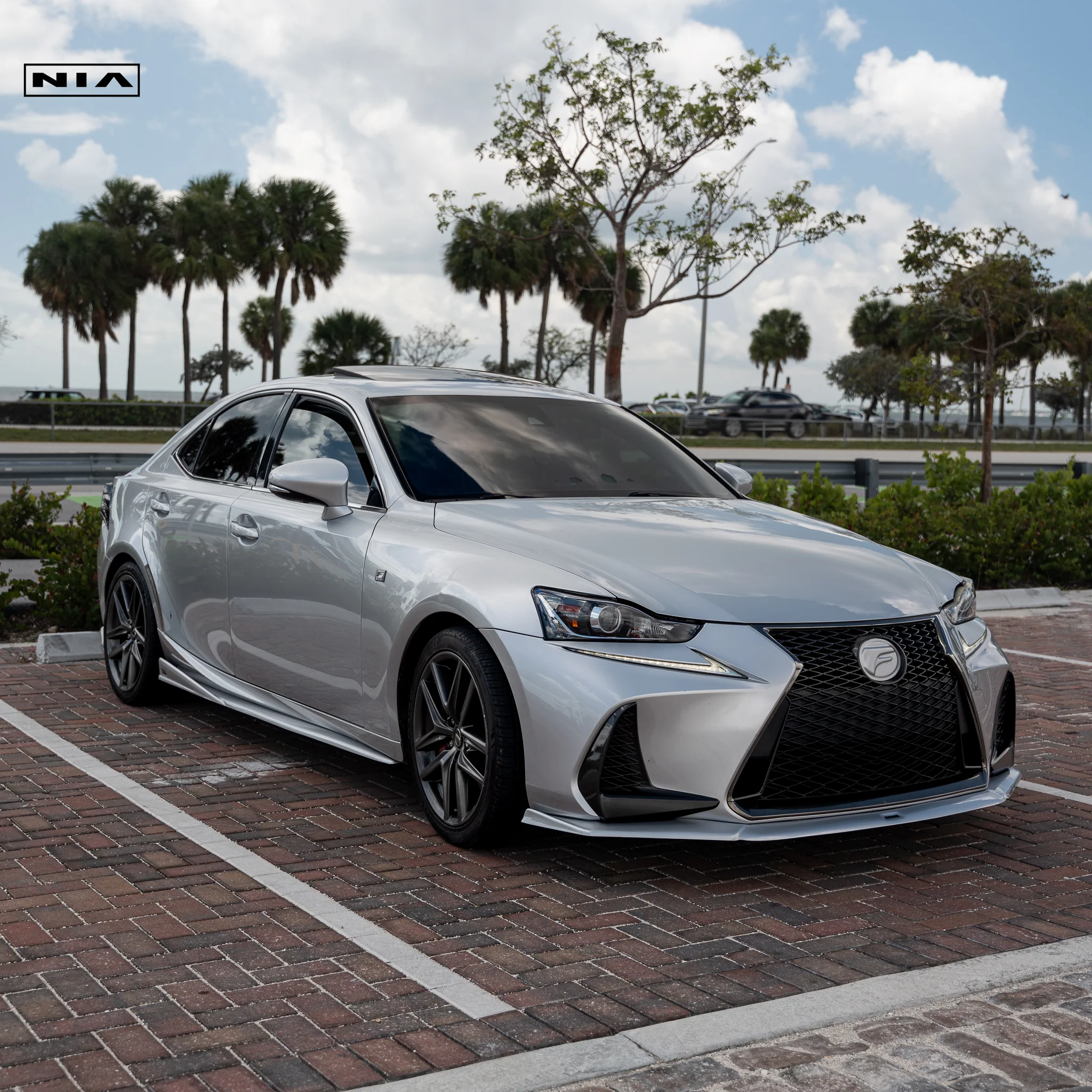 Lexus IS Base Model, F-Sport NIA side skirts lip bodykit 2017-2020 in ABS