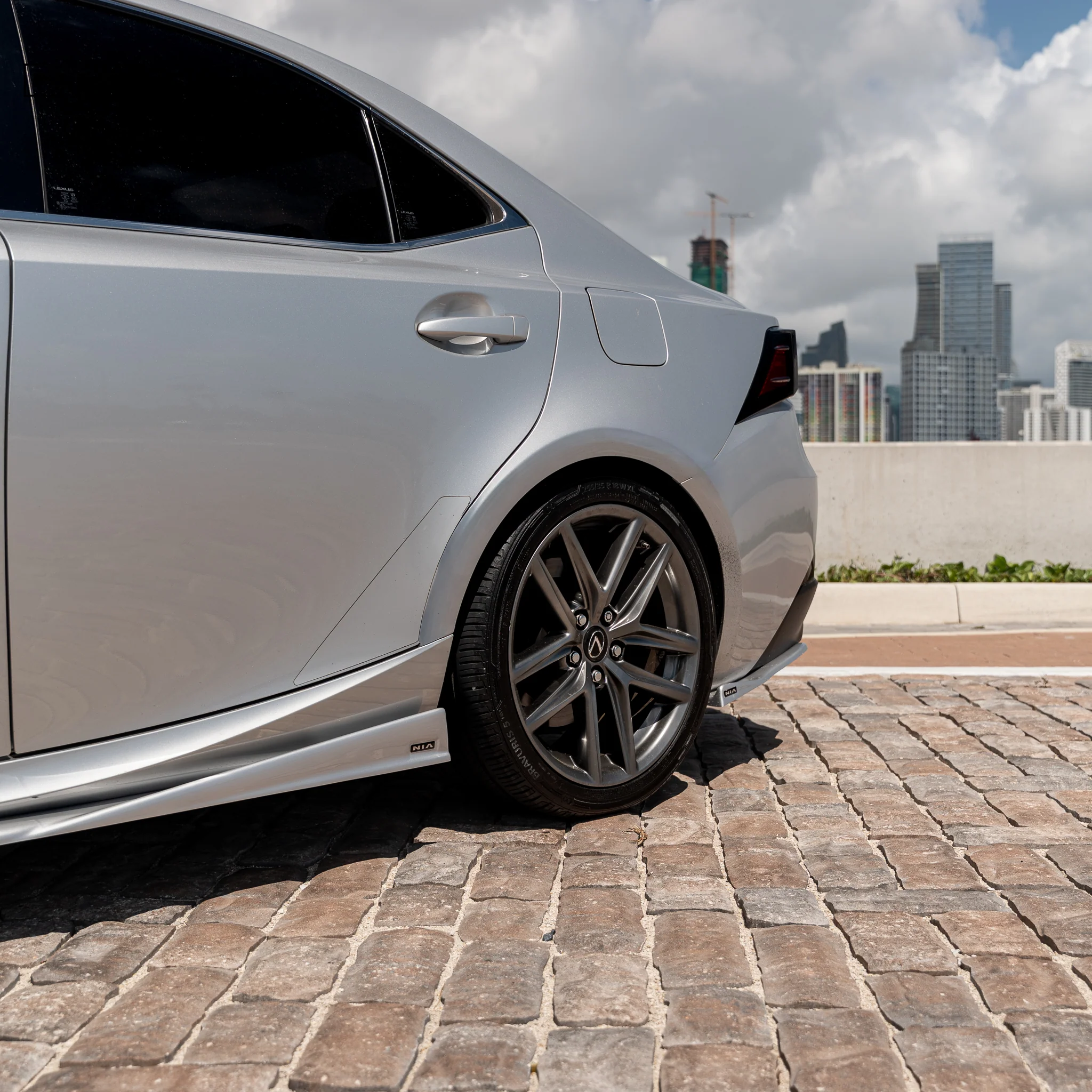 Lexus IS Base Model, F-Sport NIA Rear Lip Spats bodykit  2017-2020 in ABS - Image 3