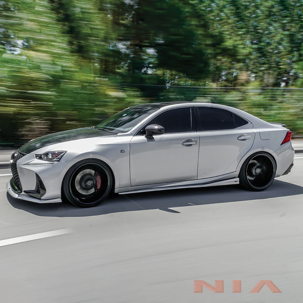 Lexus IS Base Model, F-Sport NIA side skirts lip bodykit 2017-2020 in ABS - Image 8