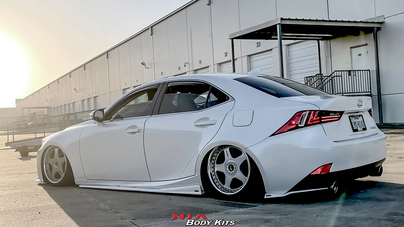 Lexus IS Base Model NIA side skirts lip bodykit 2014-2020 in ABS - Image 4