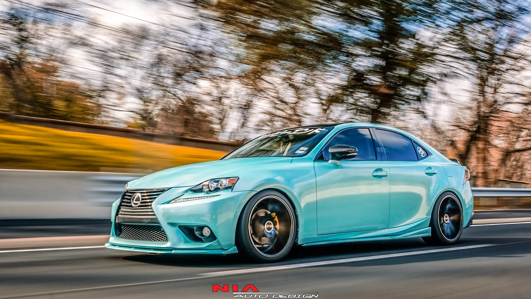 Lexus IS Base Model NIA side skirts lip bodykit 2014-2020 in ABS - Image 6