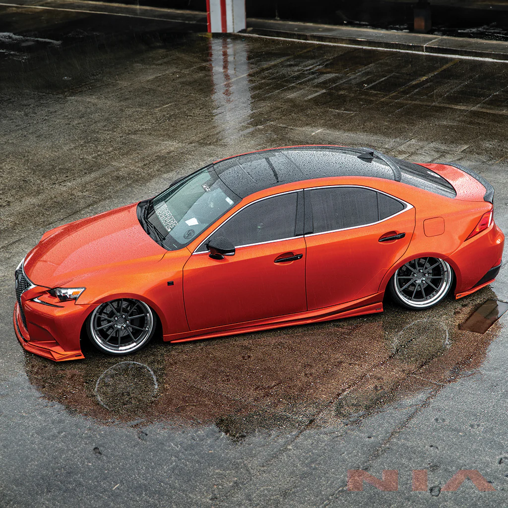 Lexus IS F-Sport NIA side skirts lip bodykit 2014-2020 in ABS - Image 4
