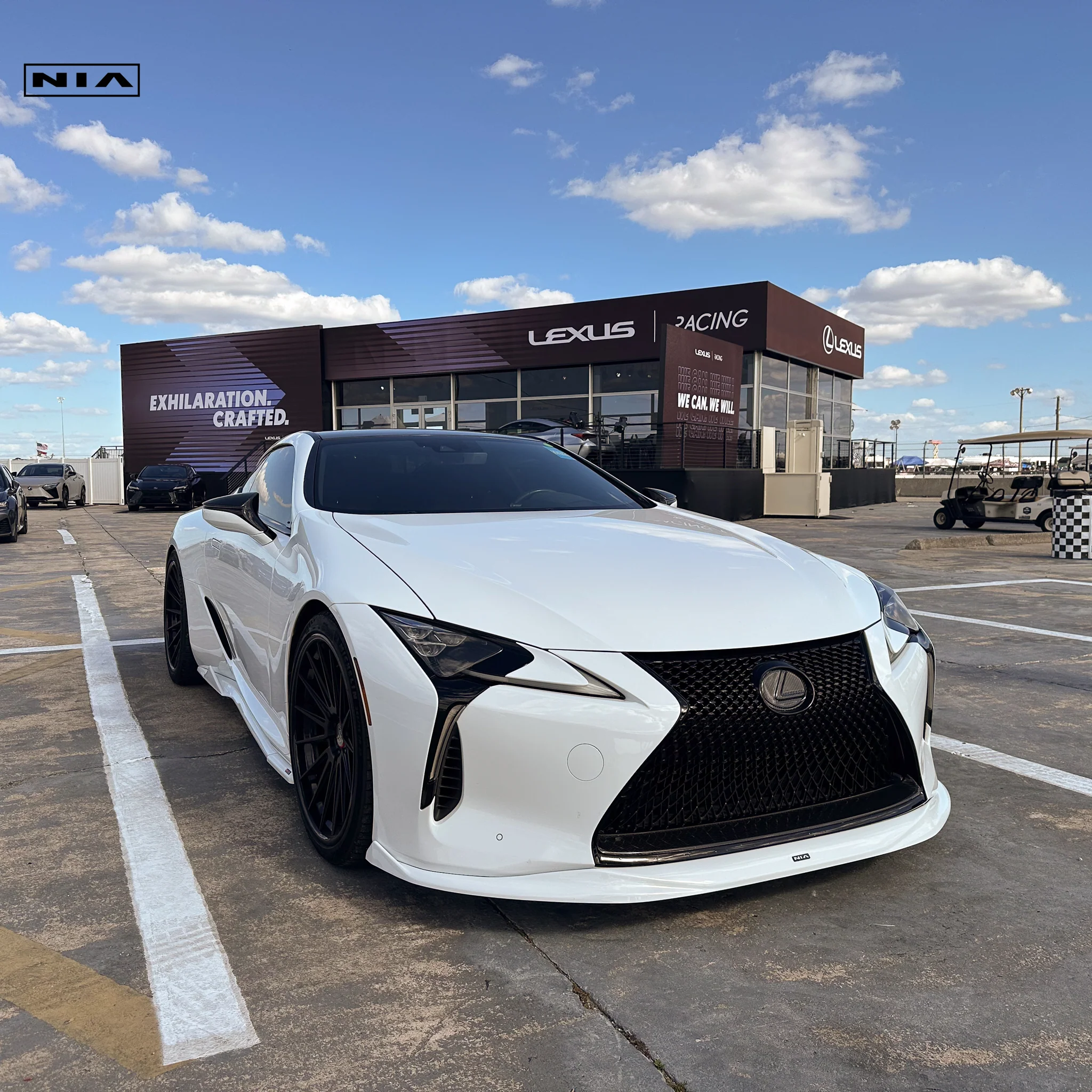Lexus LC 500 NIA Front Splitter 2018-2026 in ABS or Carbon Fiber - Image 4