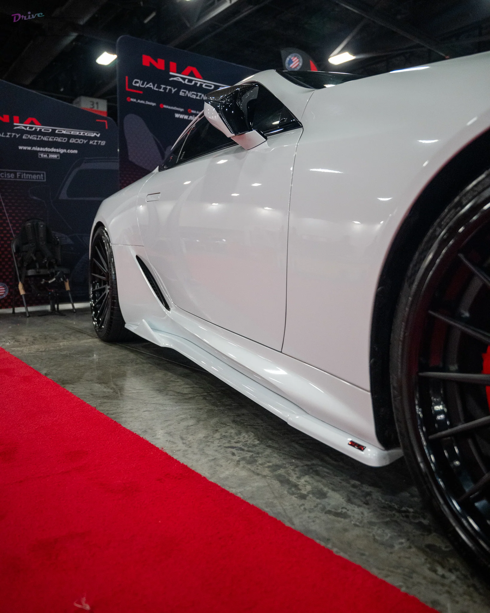 Lexus LC 500 NIA Side Skirt 2018-2026 in ABS or Carbon Fiber - Image 12