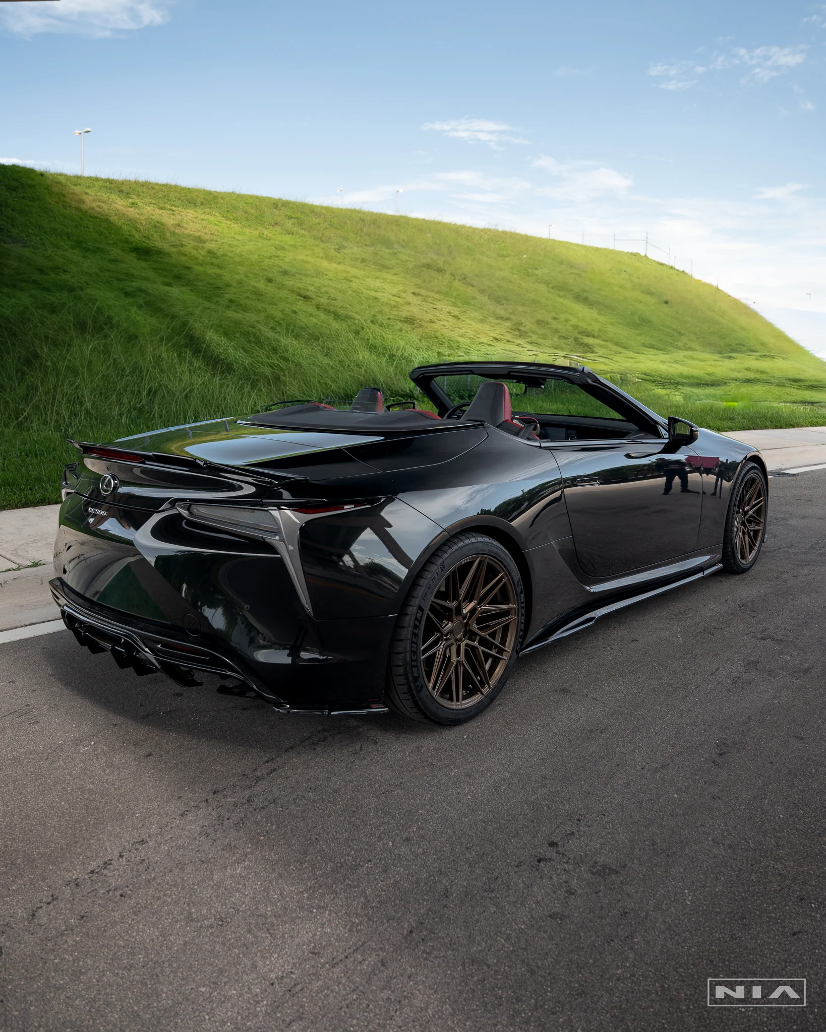 Lexus LC 500 NIA Side Skirt 2018-2026 in ABS or Carbon Fiber - Image 27