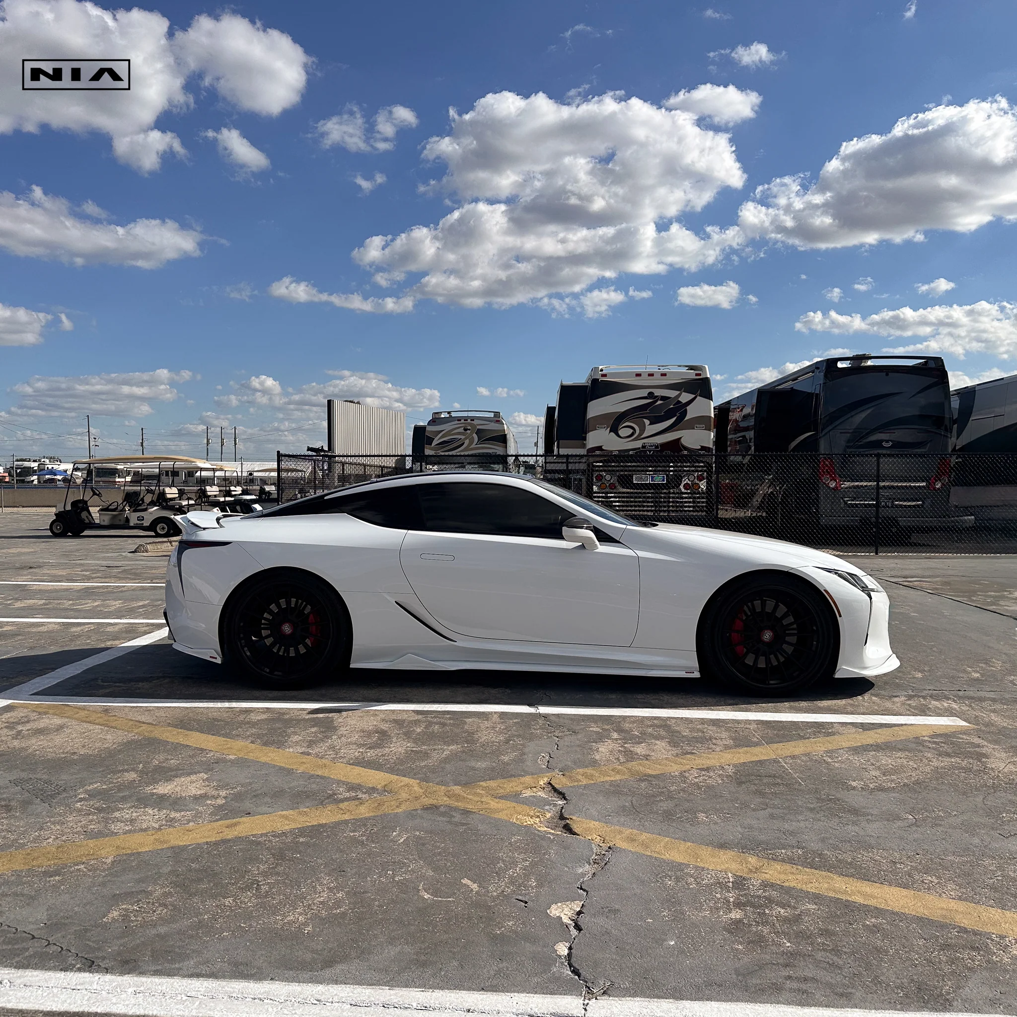 Lexus LC 500 NIA Side Skirt 2018-2026 in ABS or Carbon Fiber - Image 7
