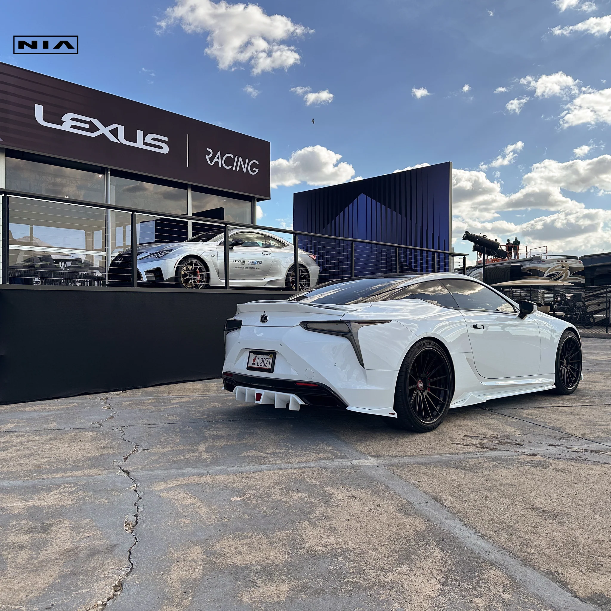 Lexus LC 500 NIA Rear Spats 2018-2026 in ABS or Carbon Fiber - Image 5