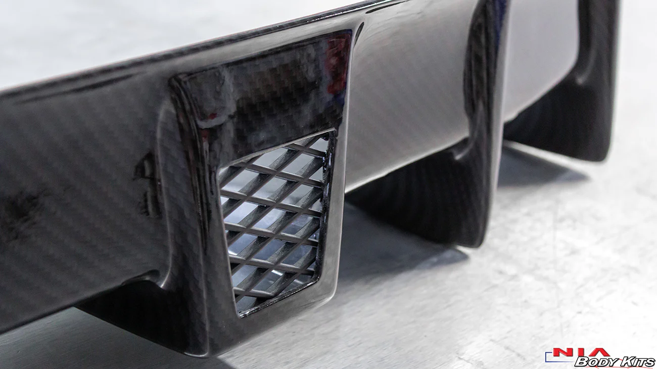 Lexus RC-F NIA Full lip Body Kit 6pcs (Front Splitter, Side Skirt Rockers, Rear apron spats, Diffuser Bumper Extension)  2020-2025 in ABS - Image 10