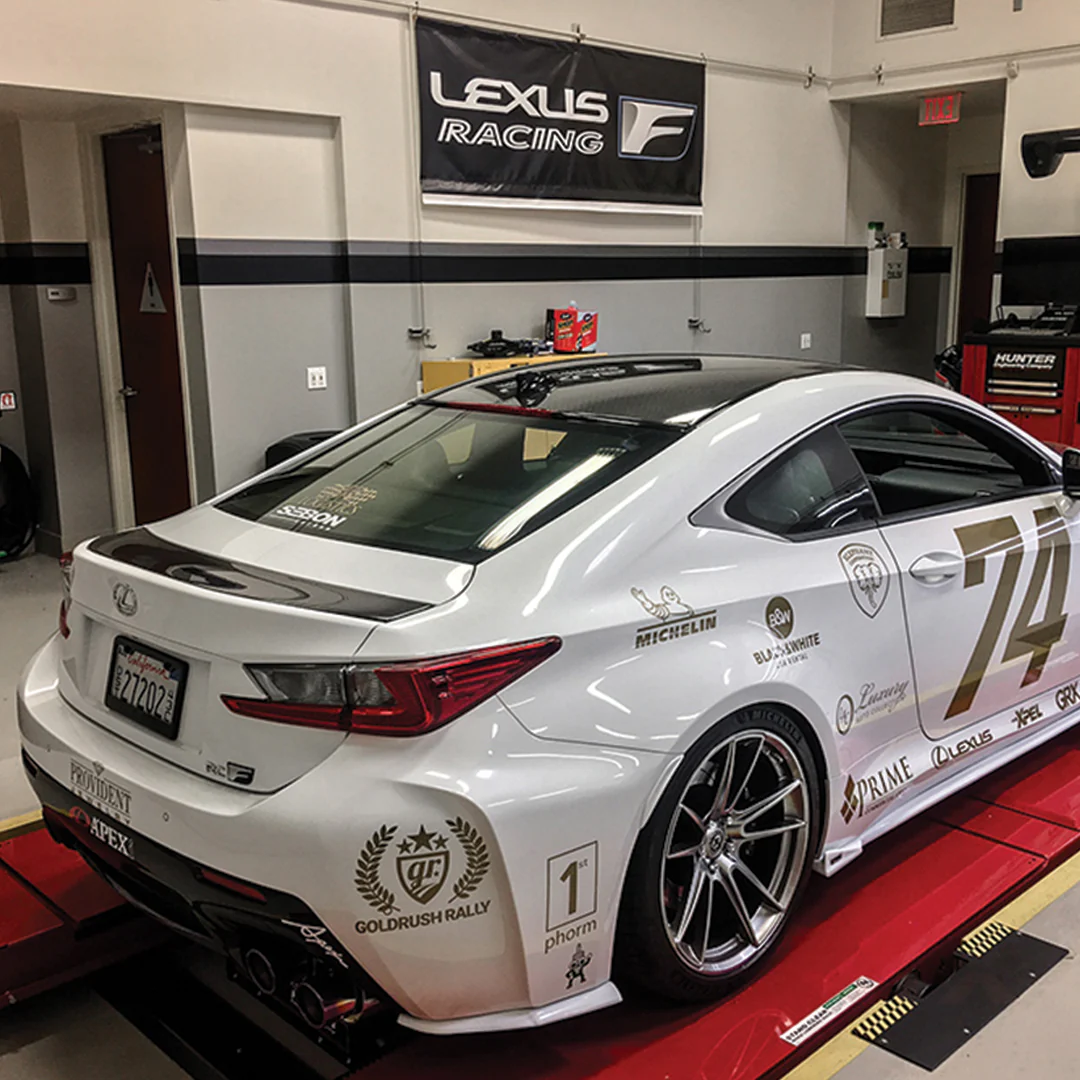 Lexus RC-F NIA Rear Lip Spats bodykit  2015-2019 in ABS or Carbon Fiber - Image 6