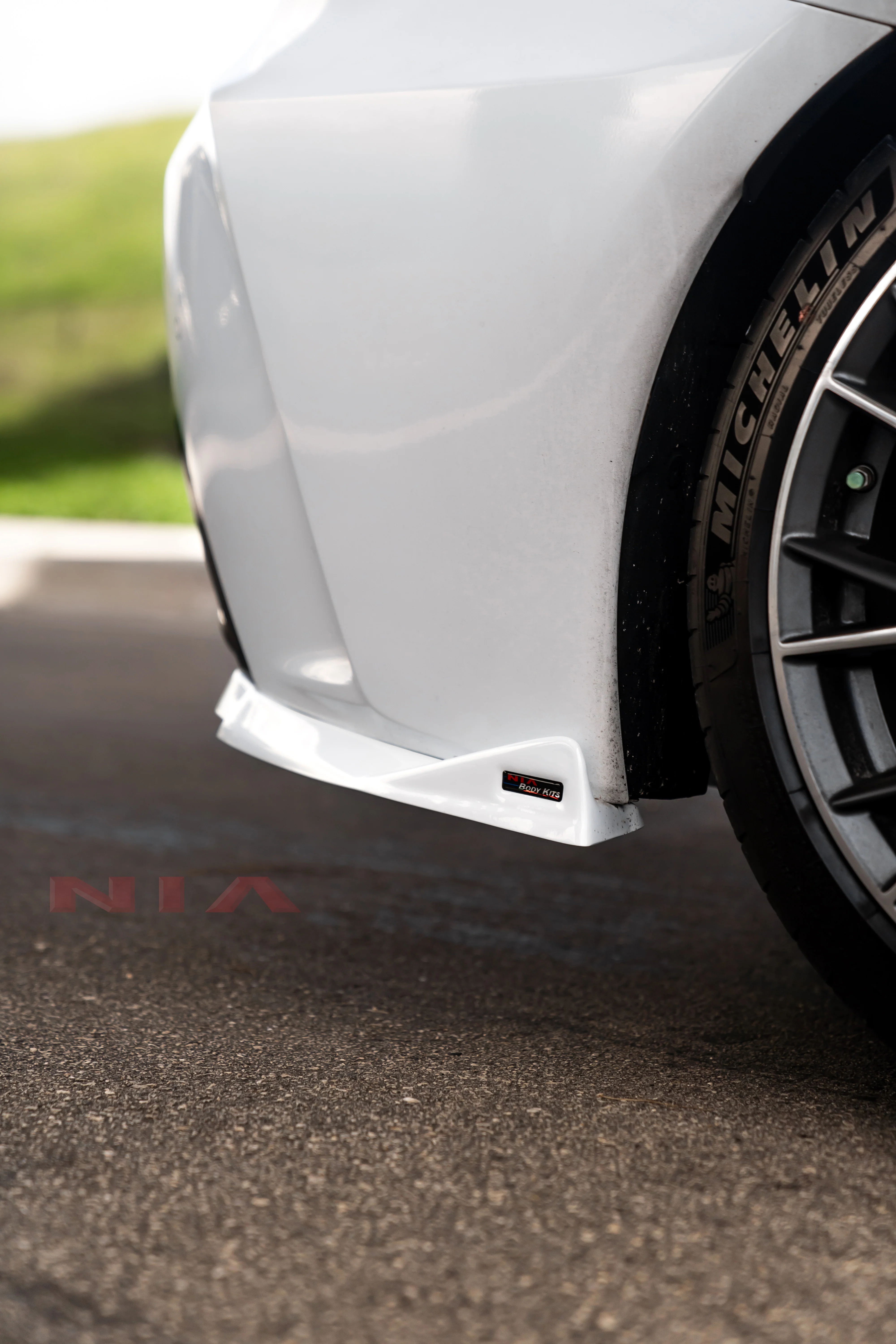 Lexus RC-F NIA Rear Lip Spats bodykit  2020-2025 in ABS or Carbon Fiber - Image 10