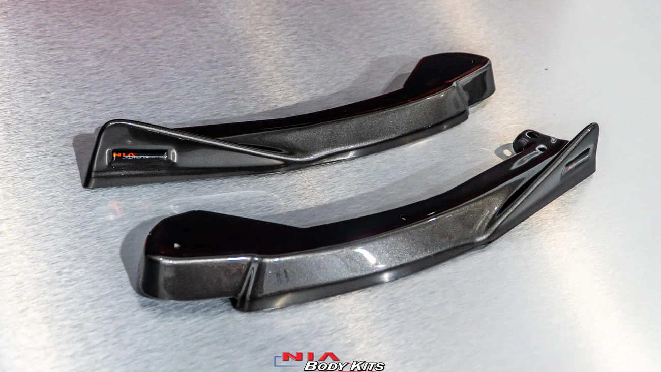 Lexus RC-F NIA Rear Lip Spats bodykit  2020-2025 in ABS or Carbon Fiber - Image 8