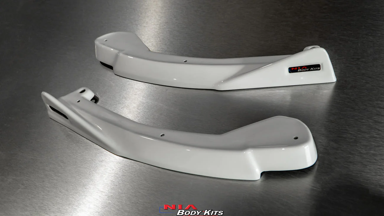 Lexus RC-F NIA Rear Lip Spats bodykit  2020-2025 in ABS or Carbon Fiber - Image 9