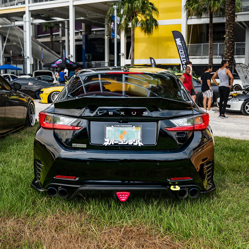 Lexus RC-F NIA Rear Wing Ducktail Spoiler V3 w/ New Lexus Emblem 2015-2025 in ABS - Image 11