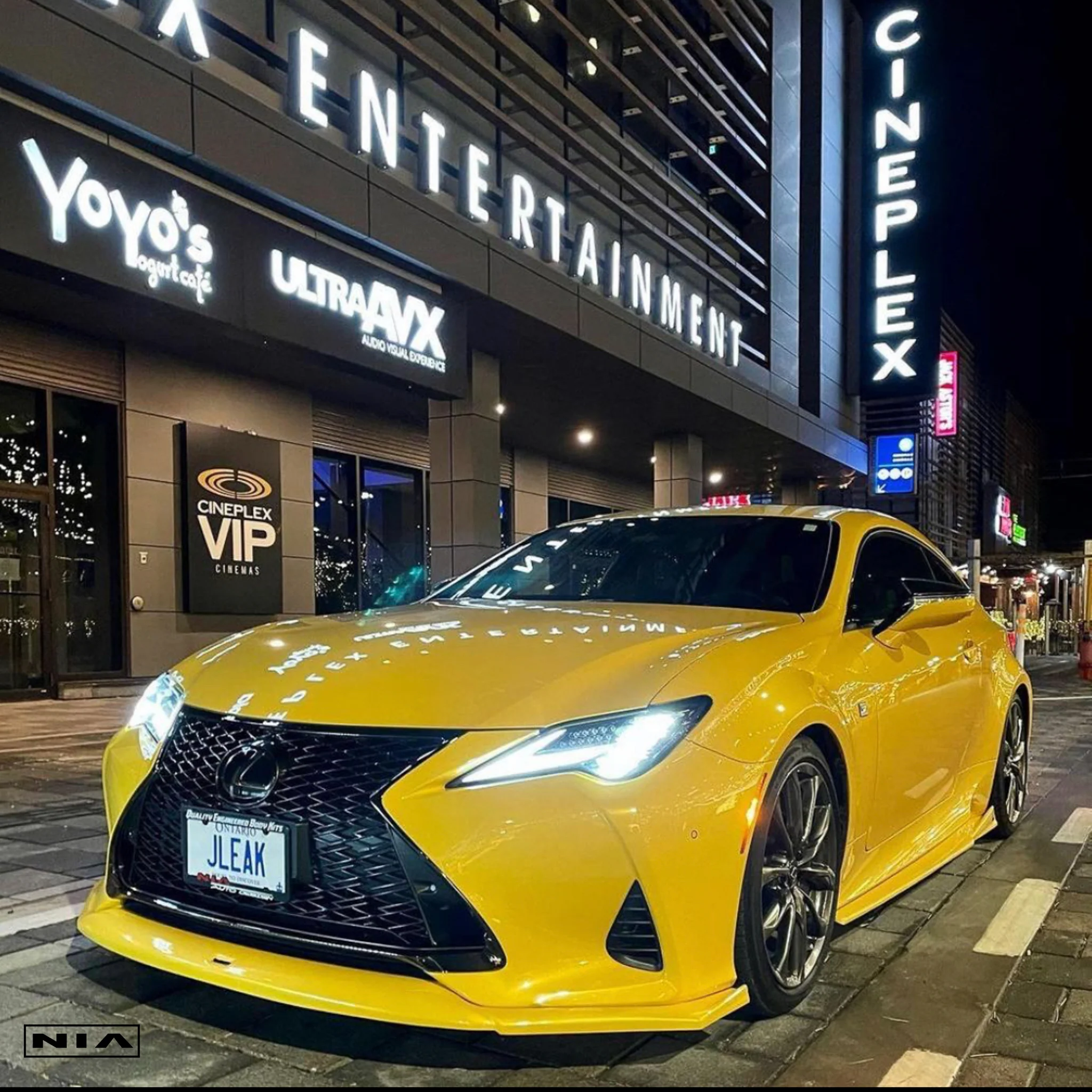 Lexus RC F-Sport, Base Model NIA NIA Full lip Body Kit 6pcs (Front Splitter, Side Skirt Rockers, Rear apron spats, Diffuser Bumper Extension) 2019-2025 in ABS - Image 4