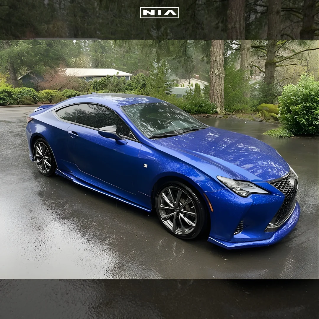Lexus RC F-Sport, Base Model NIA NIA Full lip Body Kit 6pcs (Front Splitter, Side Skirt Rockers, Rear apron spats, Diffuser Bumper Extension) 2019-2025 in ABS - Image 5