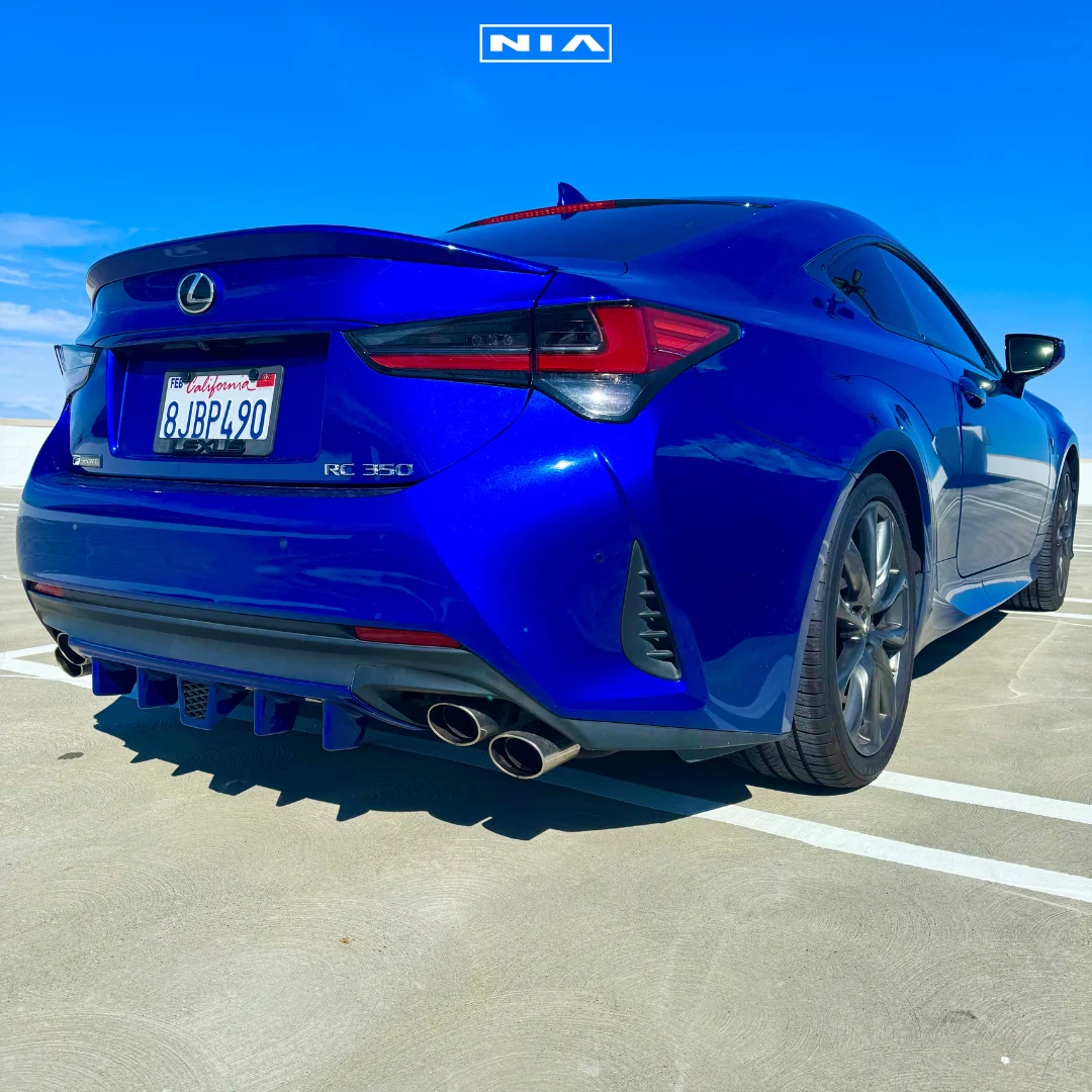 Lexus RC F-Sport, Base Model NIA NIA Full lip Body Kit 6pcs (Front Splitter, Side Skirt Rockers, Rear apron spats, Diffuser Bumper Extension) 2019-2025 in ABS - Image 6