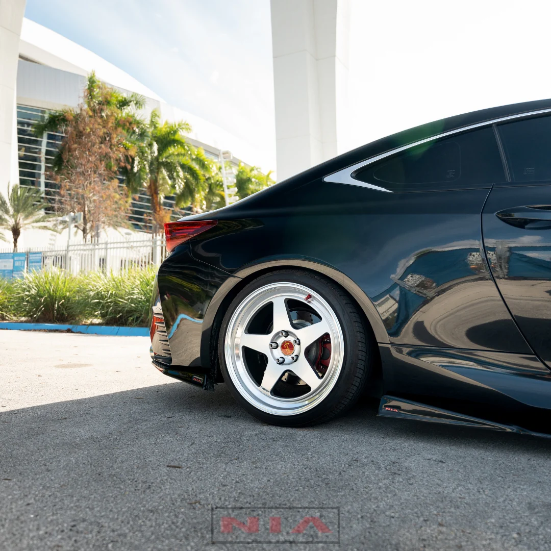 Lexus RC F-Sport, Base Model 2015-2018 NIA Rear Spats  in ABS or Carbon Fiber - Image 3